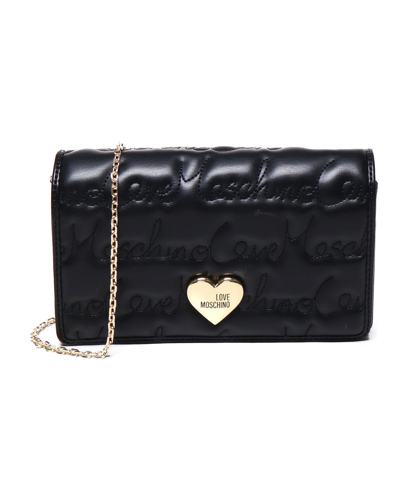 Love Moschino Shoulder Bag Logo - Black バッグ