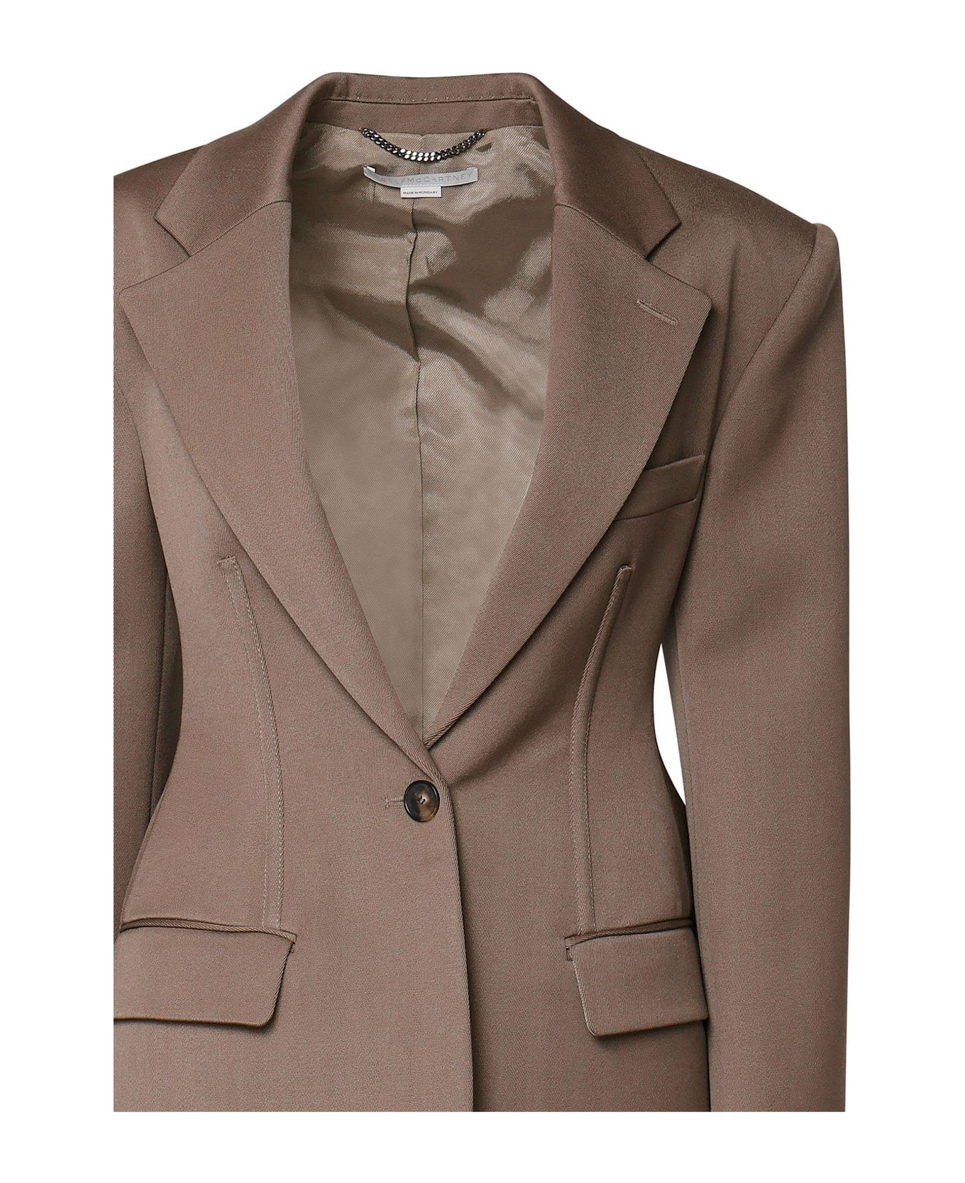 Stella McCartney Classic Single-breasted Blazer - Beige