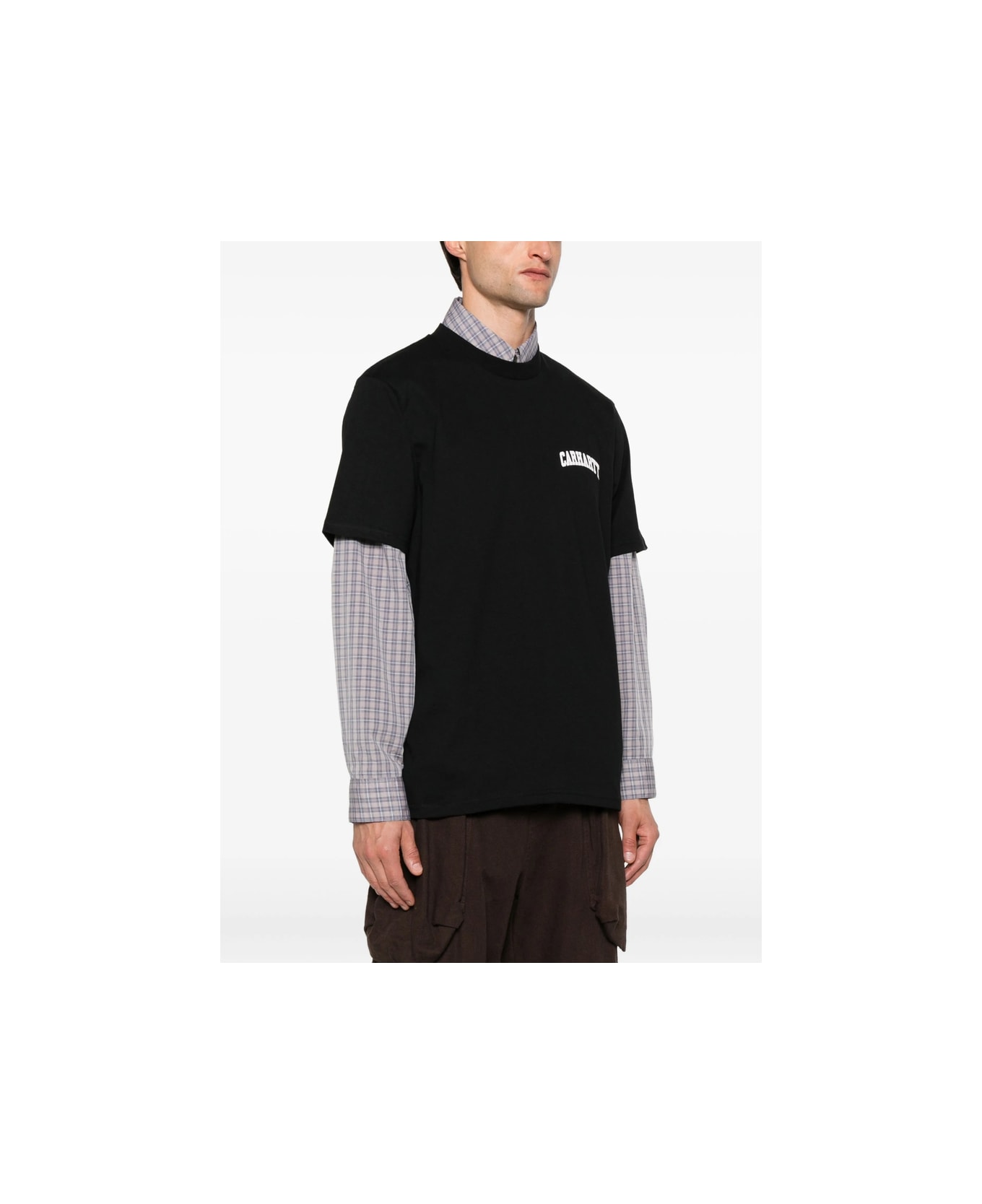 Carhartt T-shirt - BLACK/WHITE シャツ