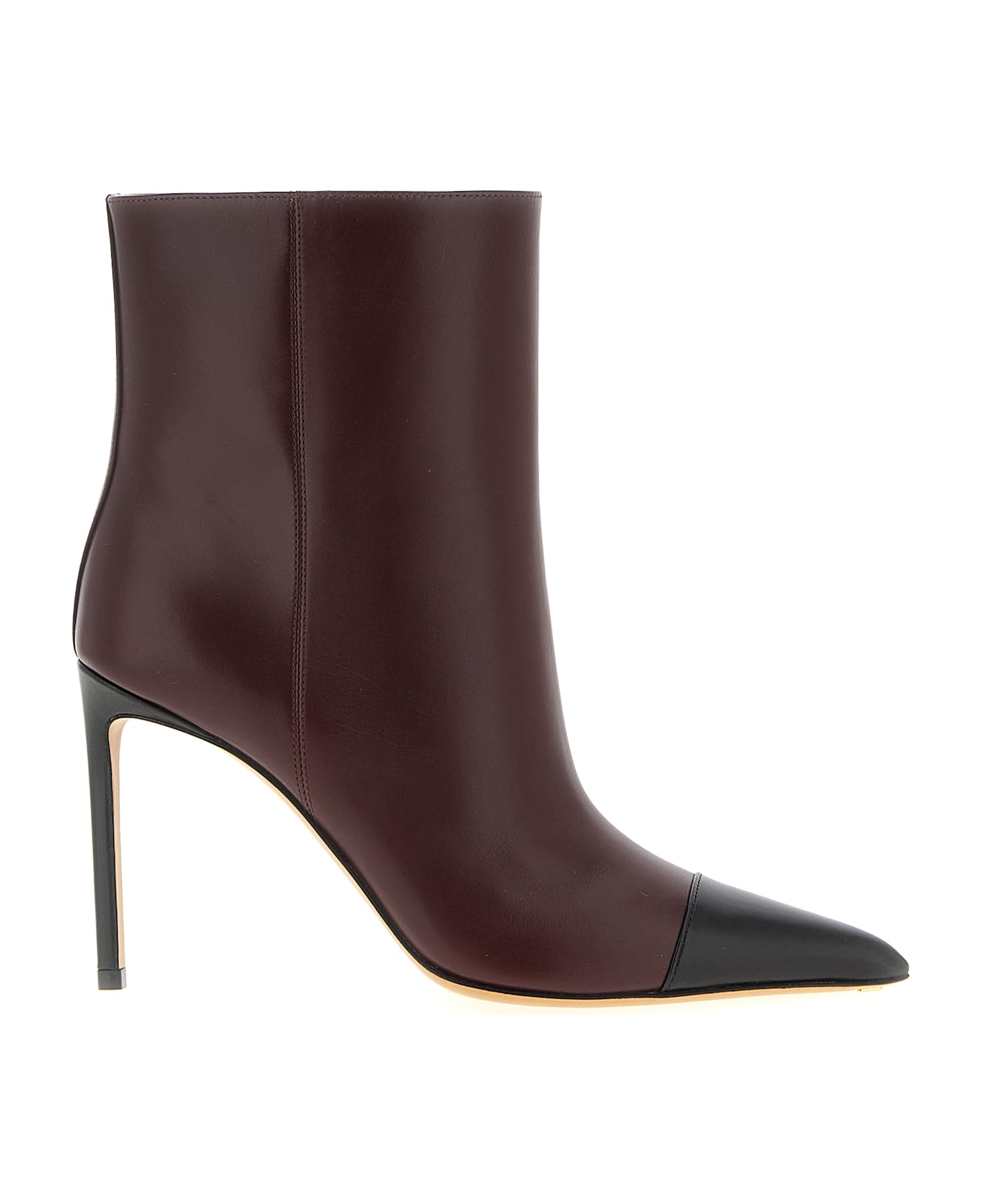 Francesco Russo 'r1b1020' Ankle Boots - Bordeaux