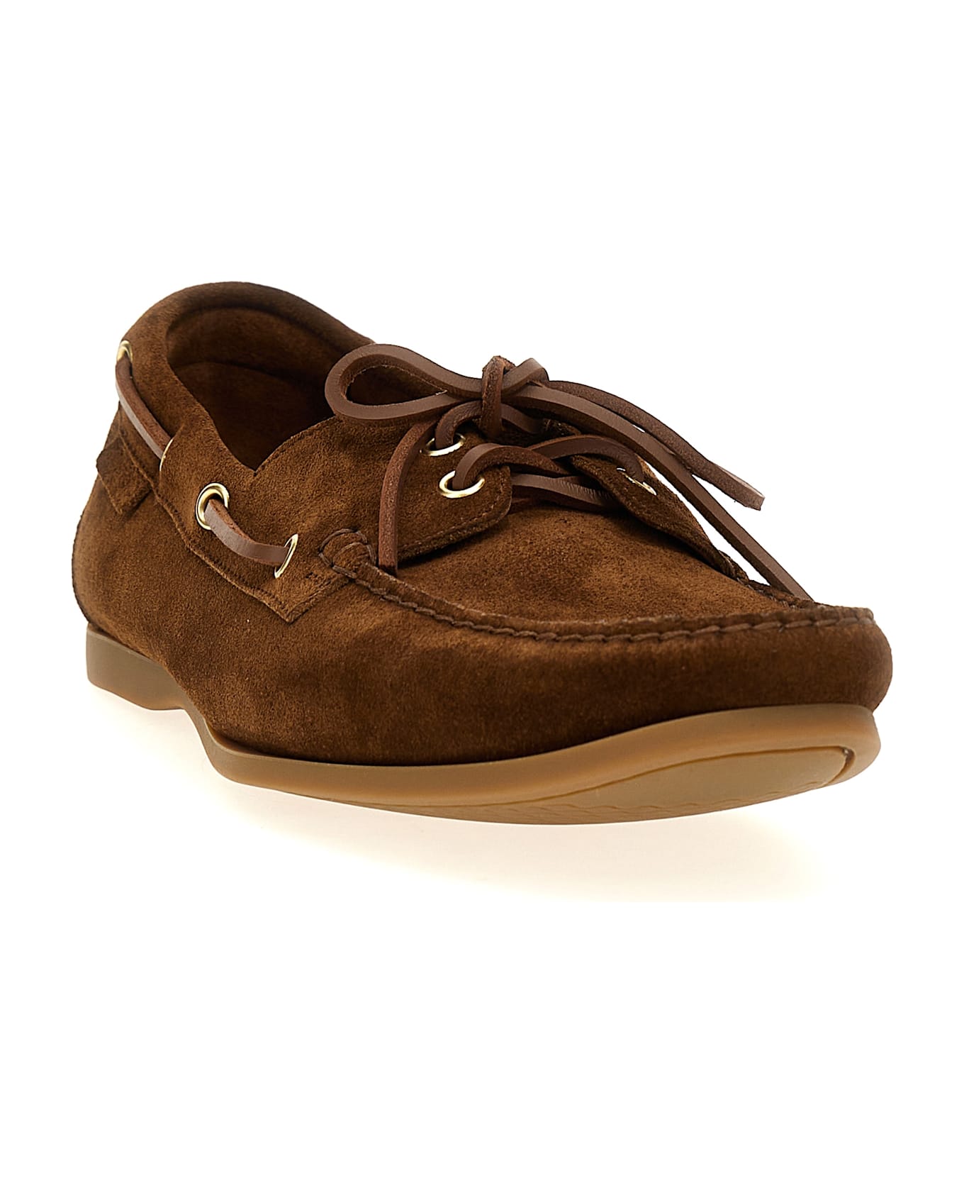 Tom Ford Robin Boat Shoe - BROWN