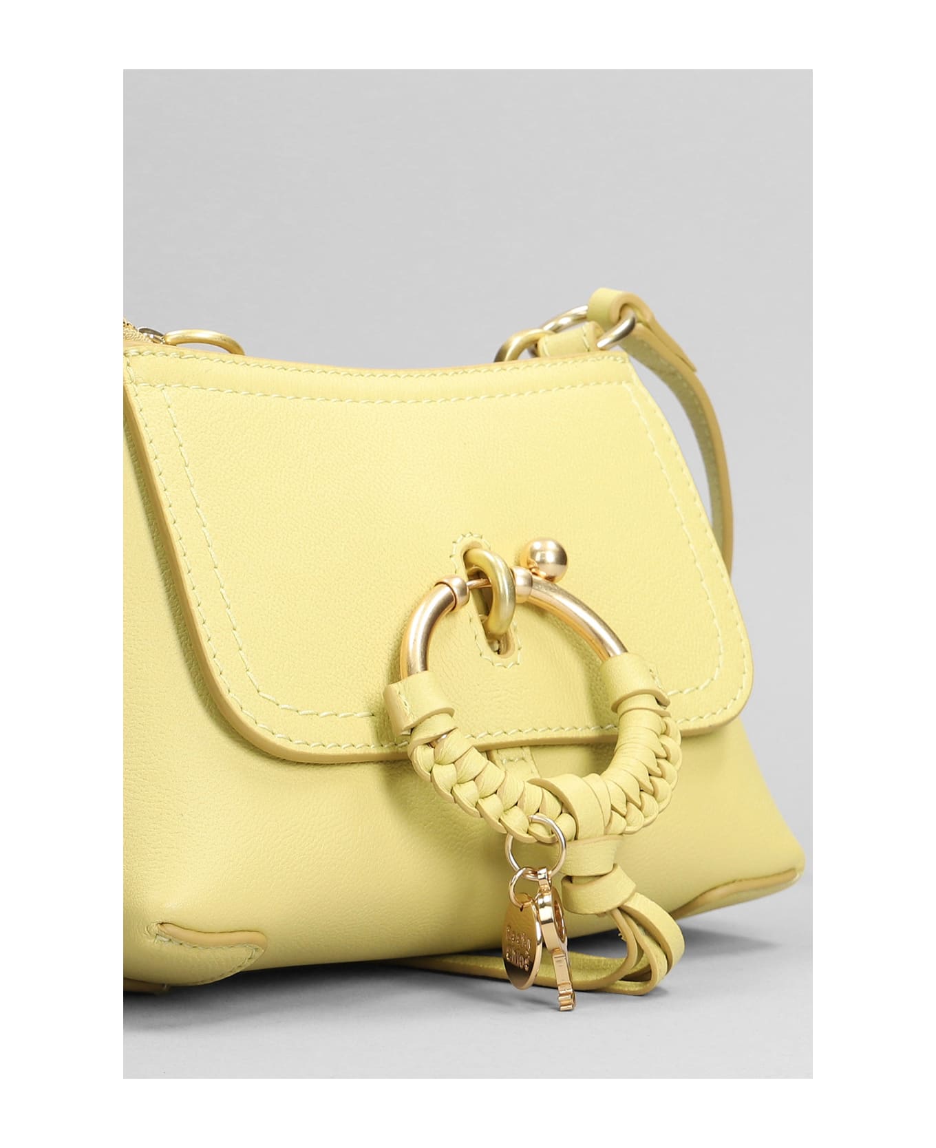 See by Chloé Joan Mini Shoulder Bag In Yellow Leather - yellow