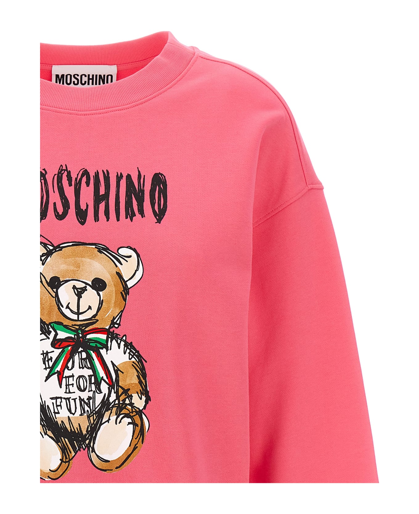 Moschino 'teddy Bear' Sweatshirt - Fuchsia