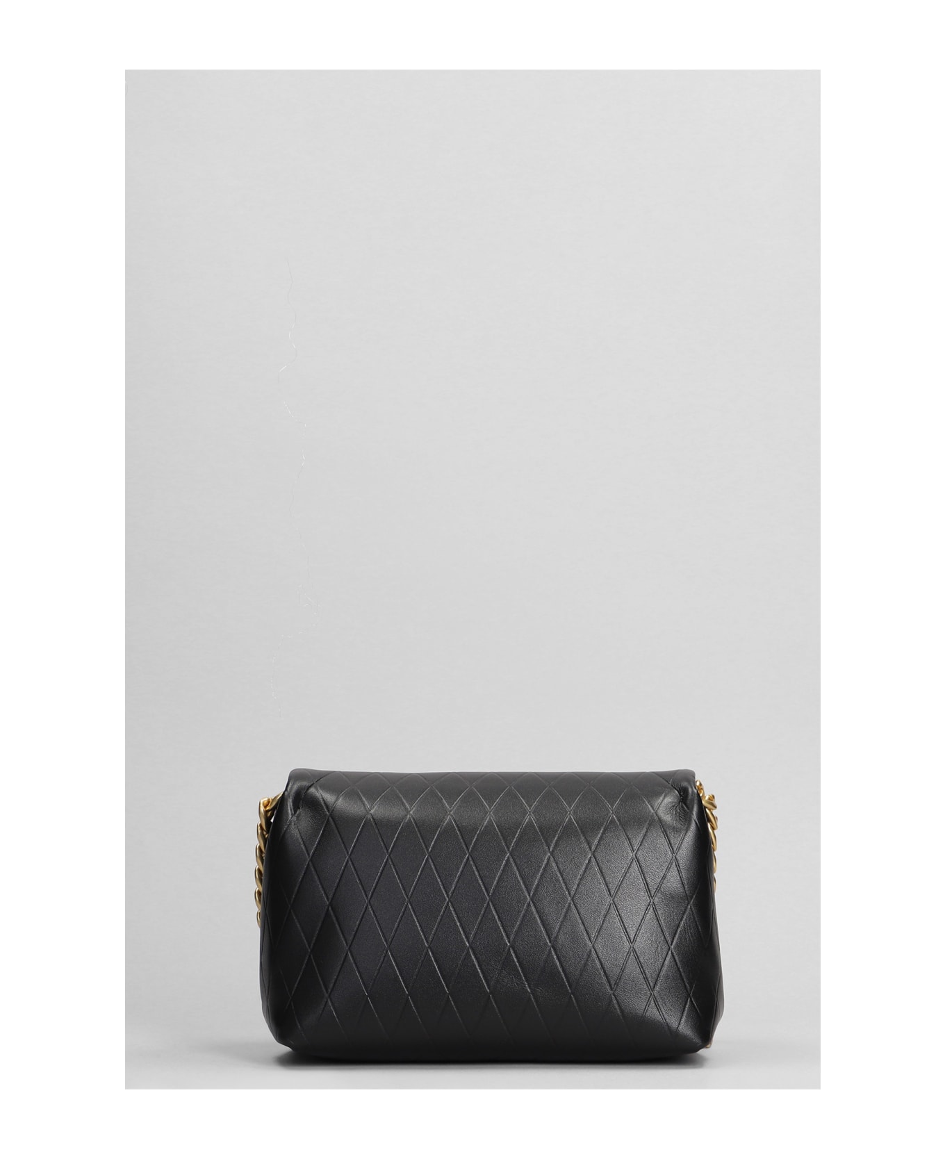 Balmain 1945 Soft Bag Shoulder Bag In Black Leather - black ショルダーバッグ