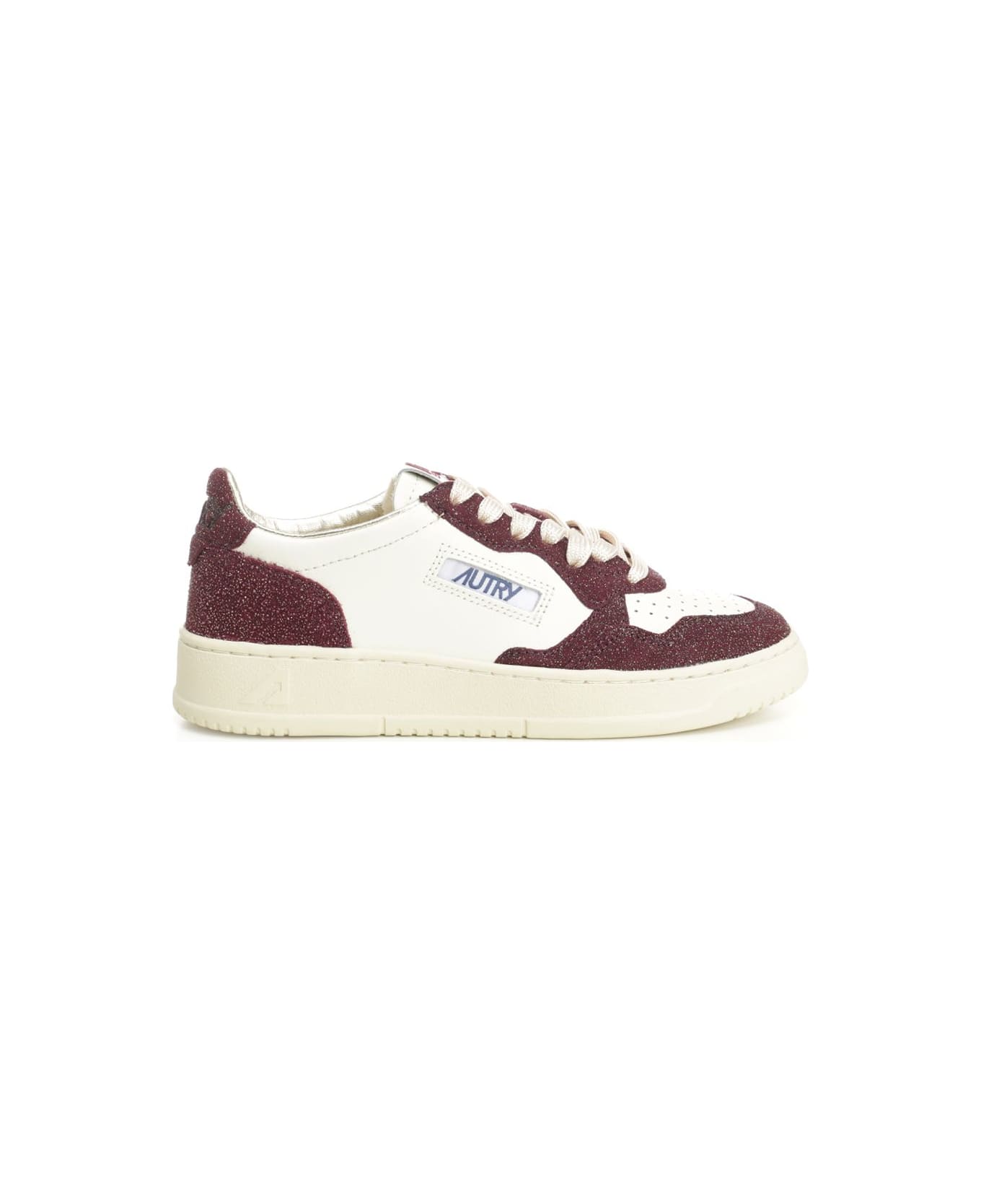 Autry 'medalist Low' Sneaker - Bordeaux