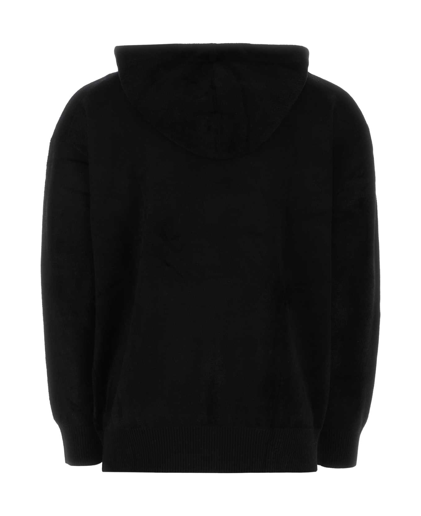 Givenchy Black Viscose Blend Oversize Sweatshirt - 001