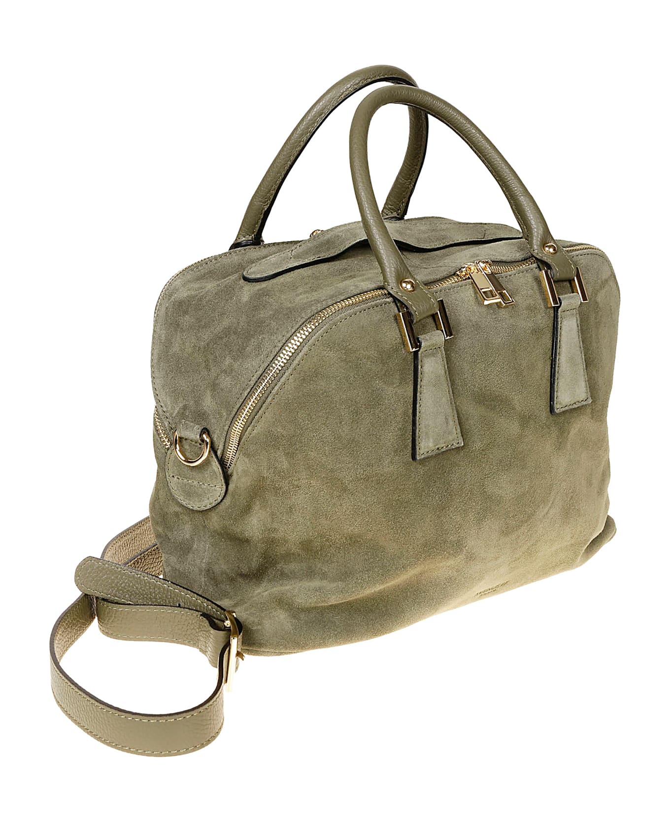 Avenue 67 Fandago Xs Suede Unisex Bag - Verde