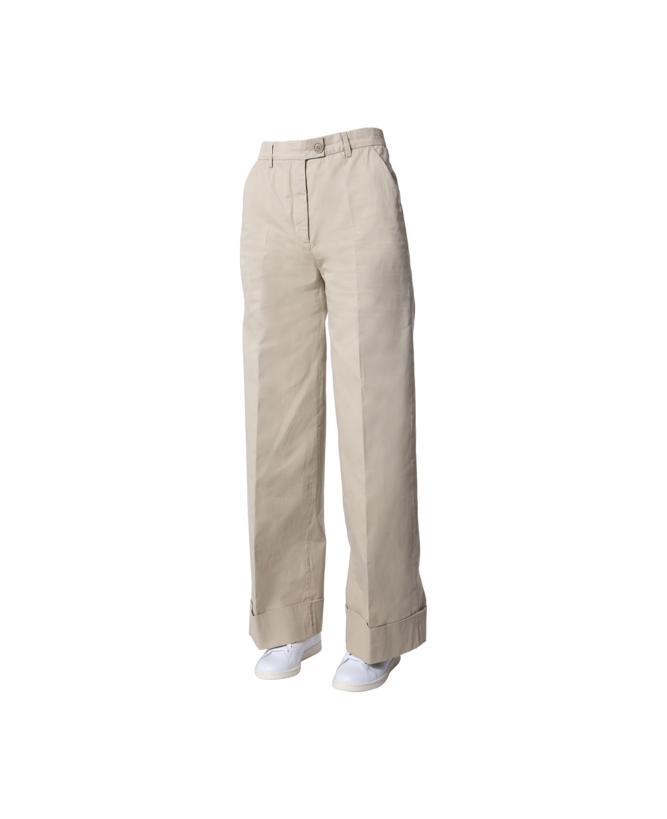 Aspesi Wide Pants - BEIGE