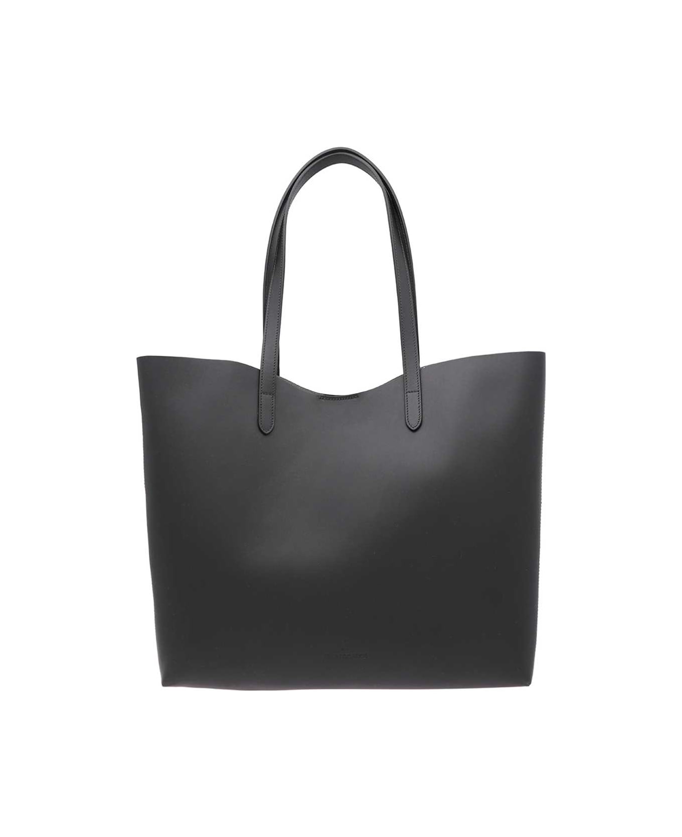 Il Bisonte Leather Tote - black