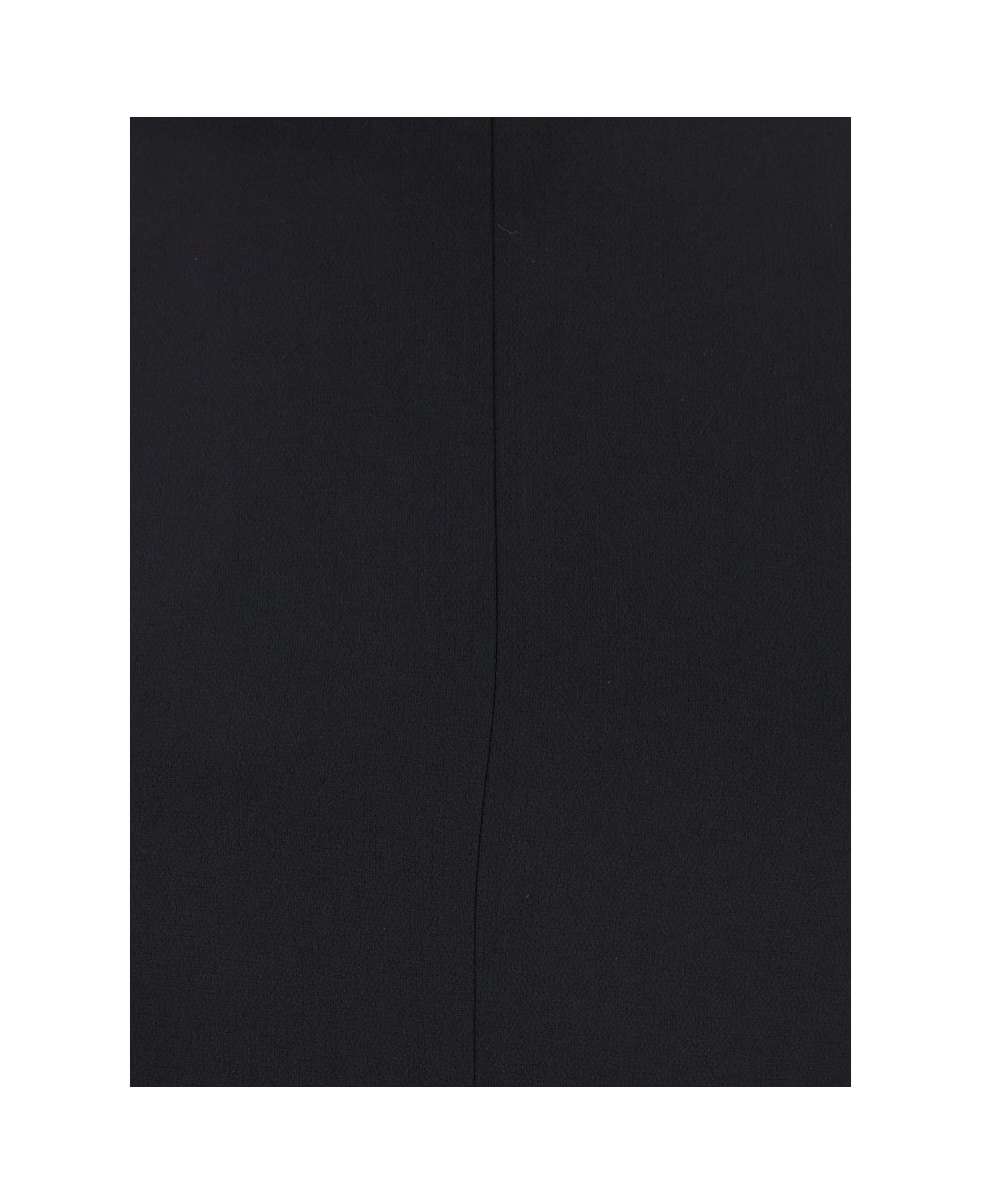 Theory Black Sleeveless Dress With Round Neck And Front Single Slit In Tech Fabric Woman - Black