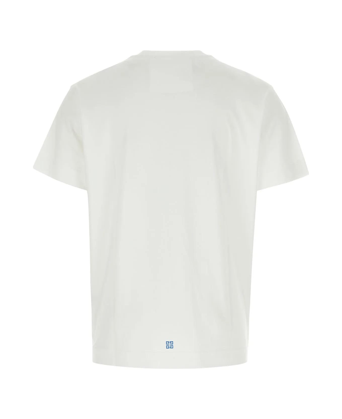 Givenchy White Cotton T-shirt - WHITE