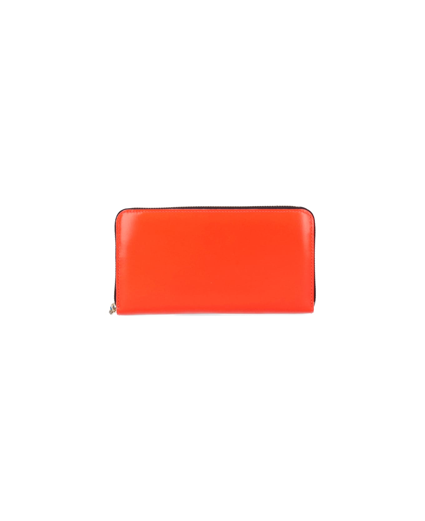 Comme des Garçons Wallet Super Fluo Zipper Wallet - Orange