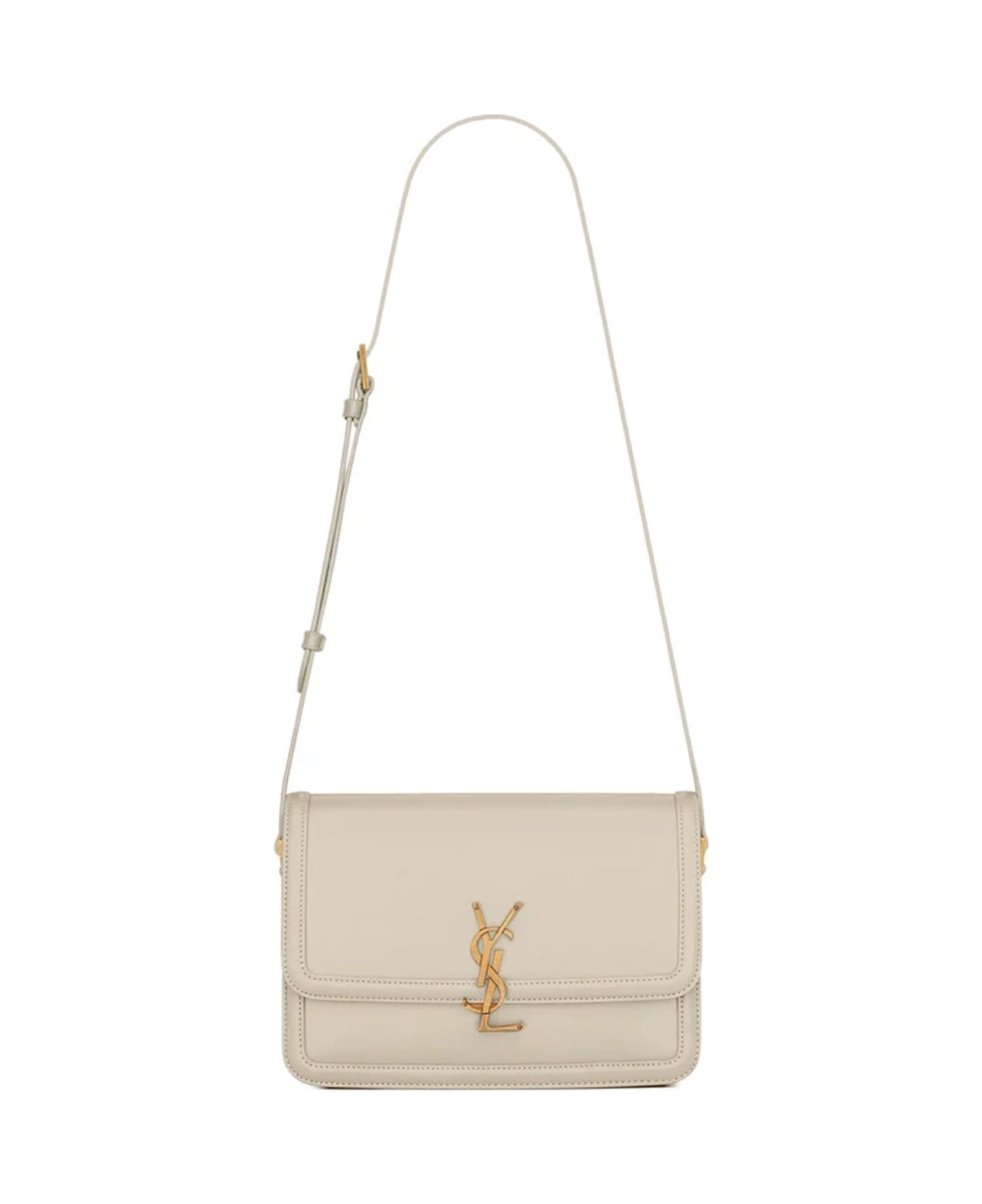 Saint Laurent Solferino Medium Shoulder Bag - White