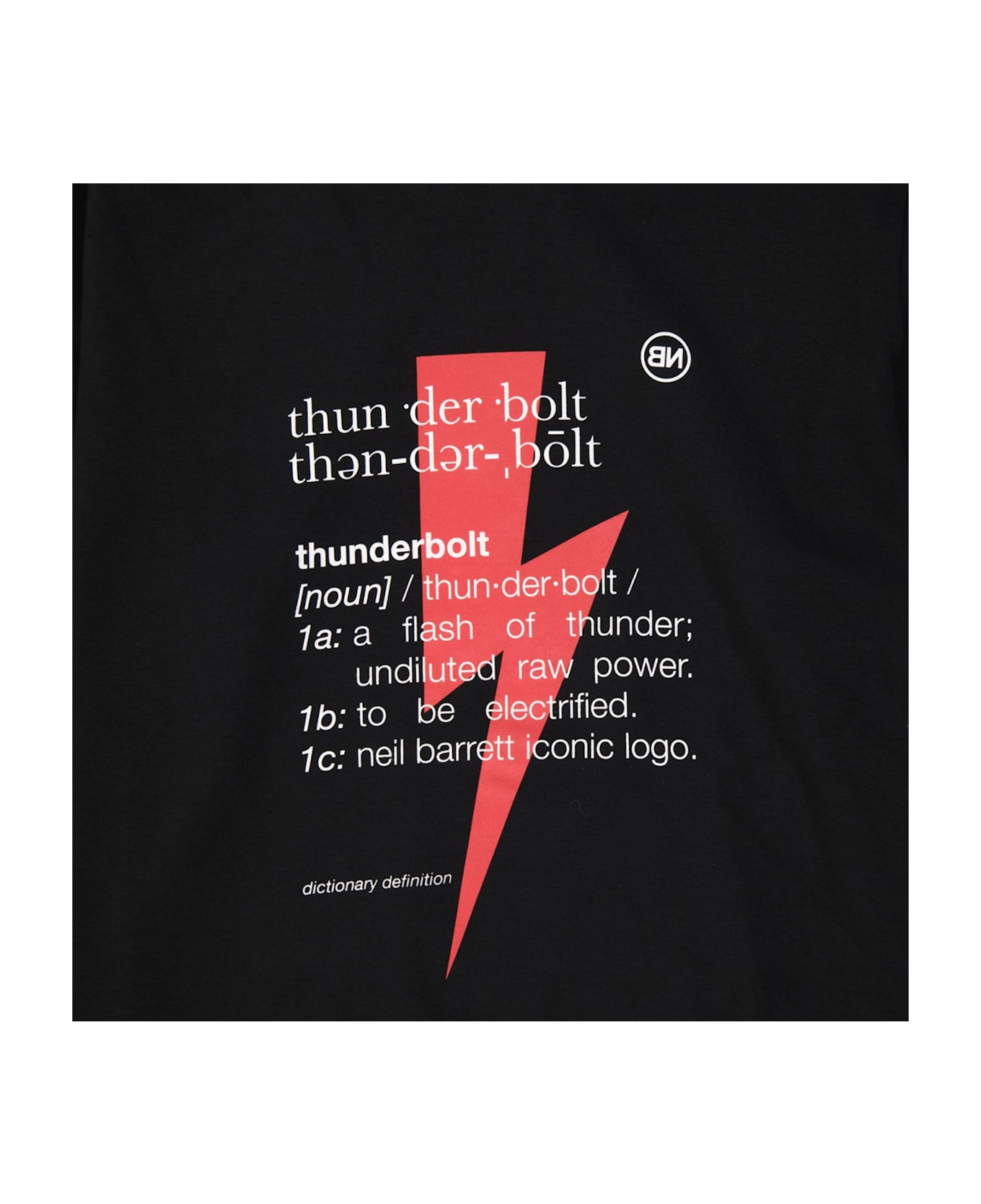 Neil Barrett Hooded Sweatshirt - Black