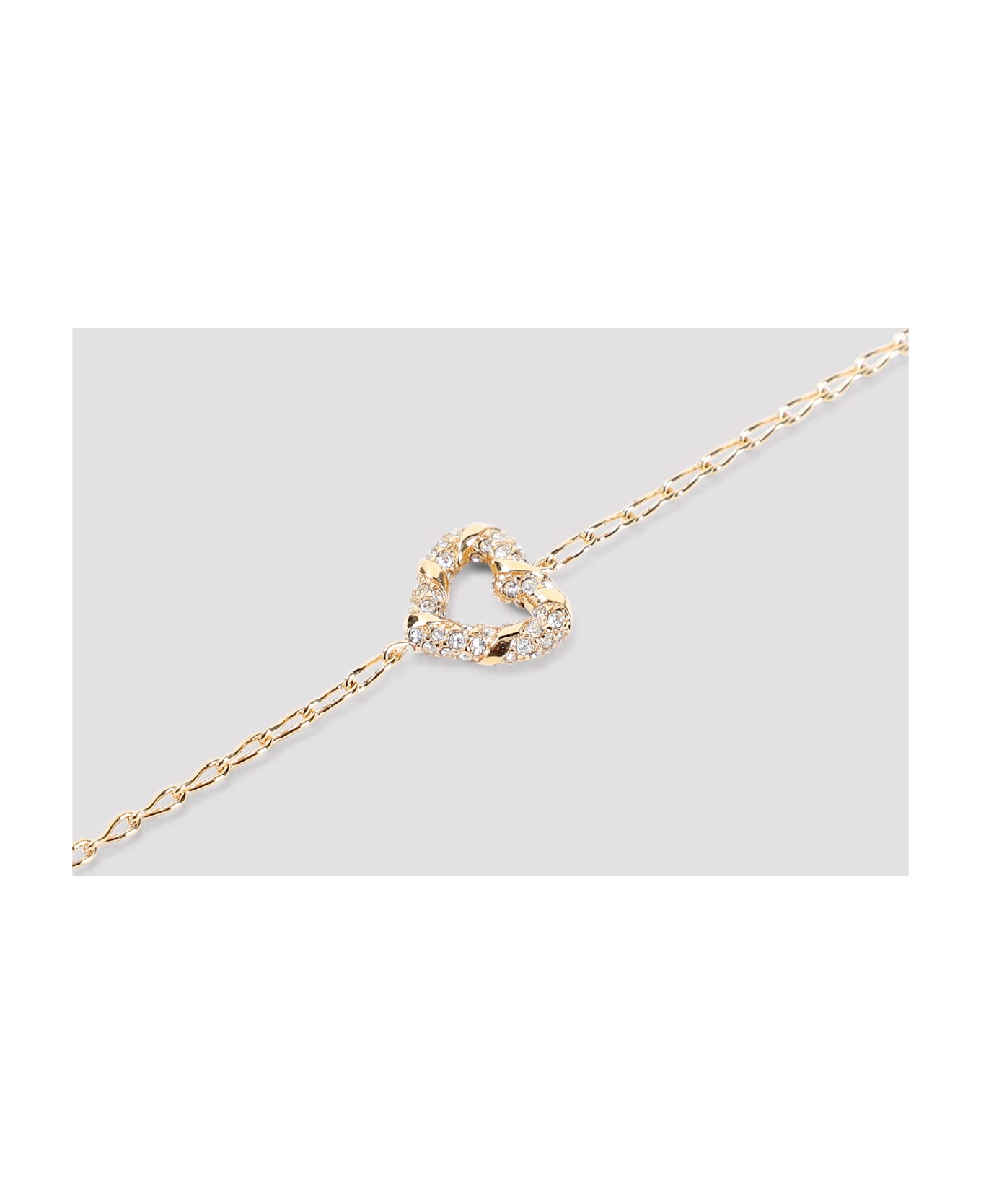 Lanvin Melodie Heart Bracelet - Gold Crystal