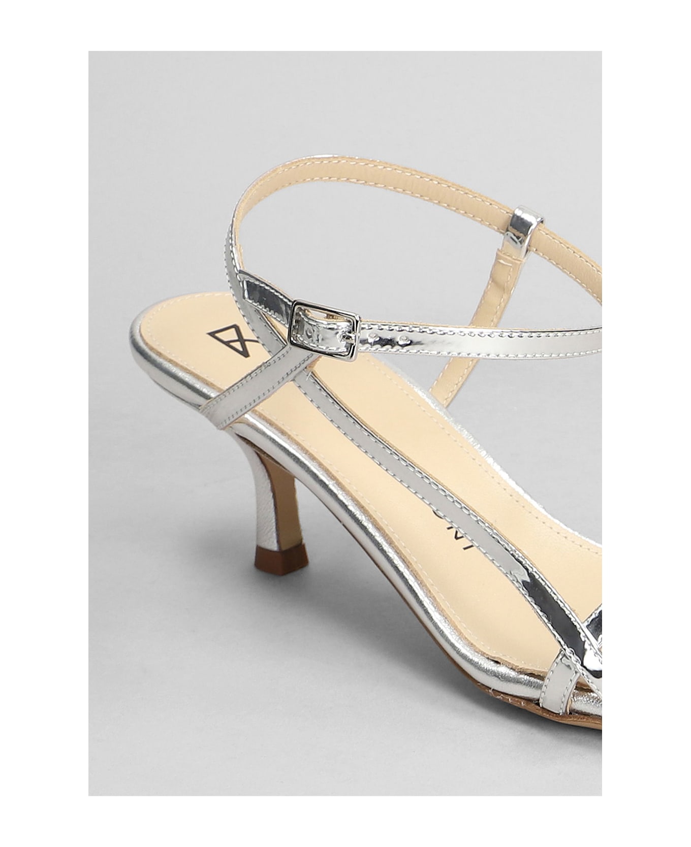 Fabio Rusconi Sandals In Silver Leather - silver
