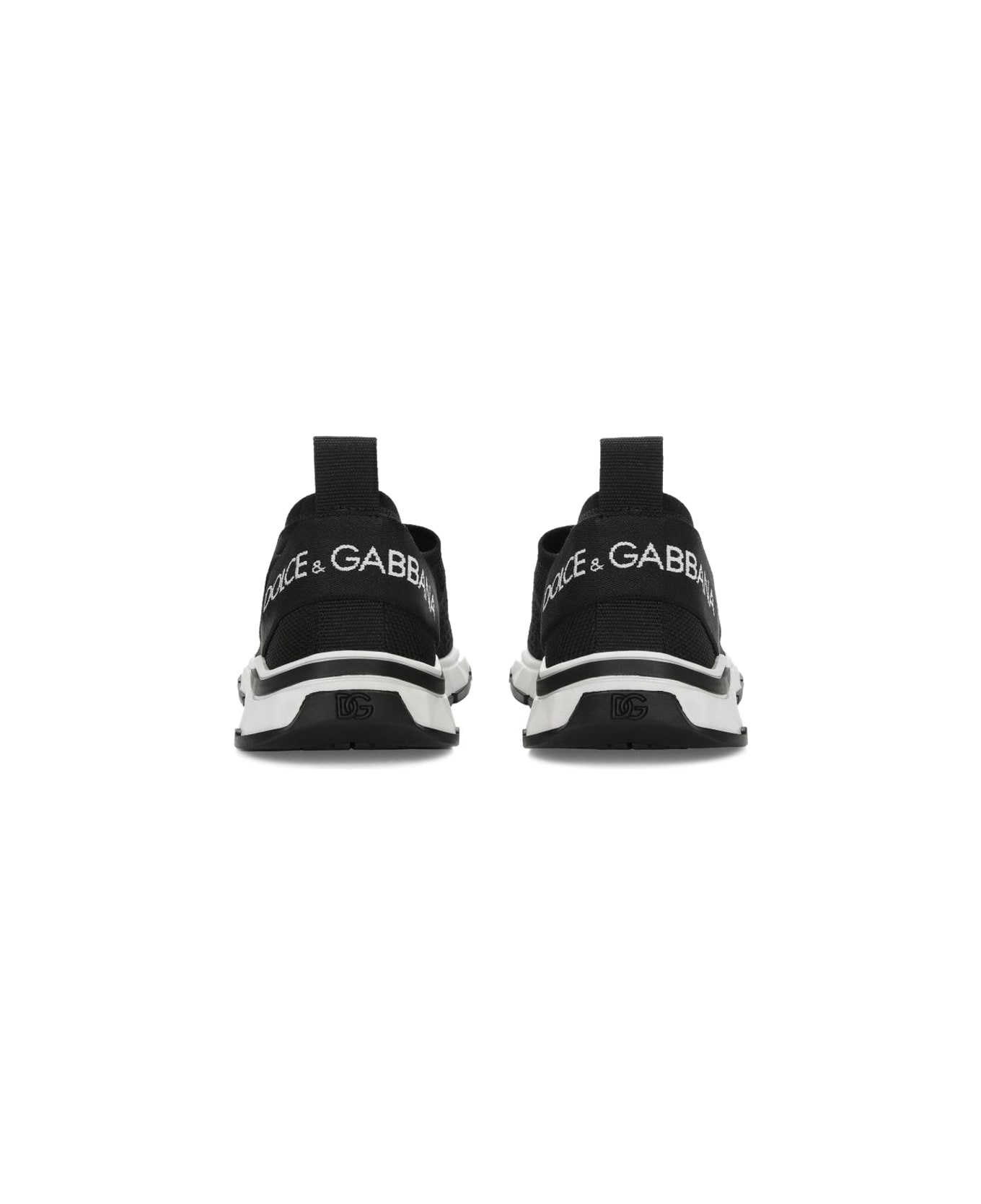 Dolce & Gabbana Roma Slip-on Sneakers - BLACK