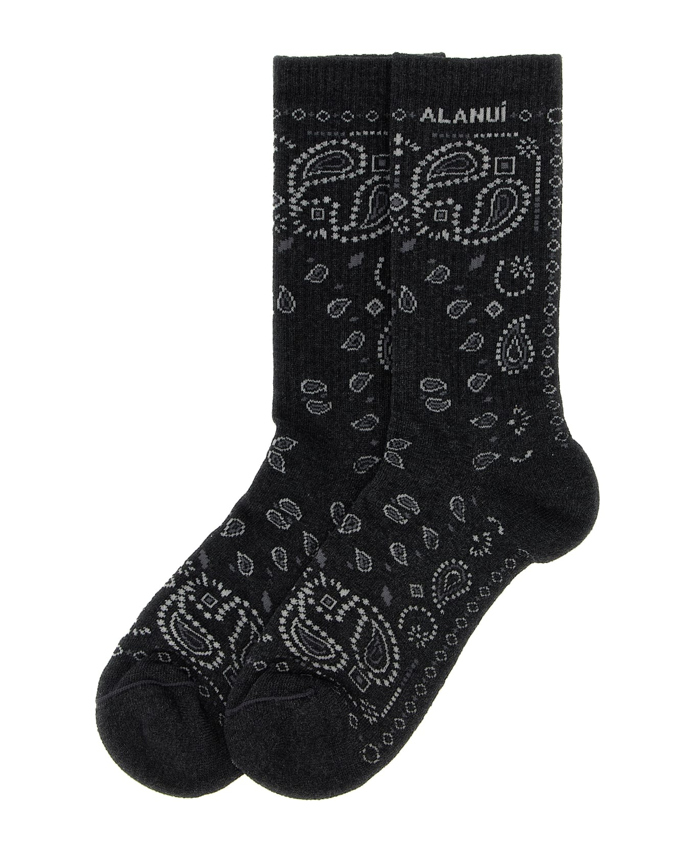 Alanui 
bandana
 Socks - CHARCOAL/M