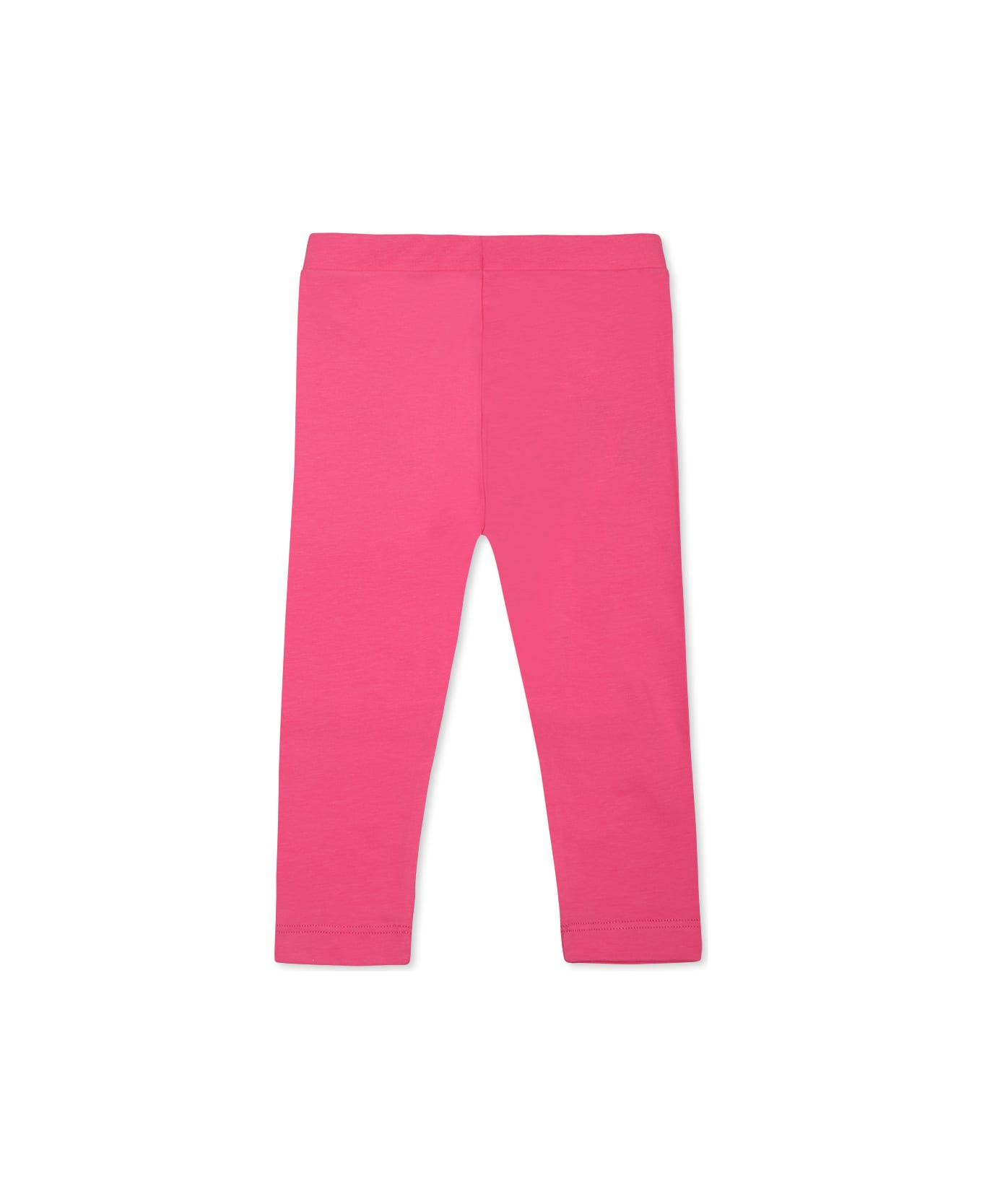 Moschino Fuchsia Legging For Baby Girl With Teddy Bear - Fuchsia