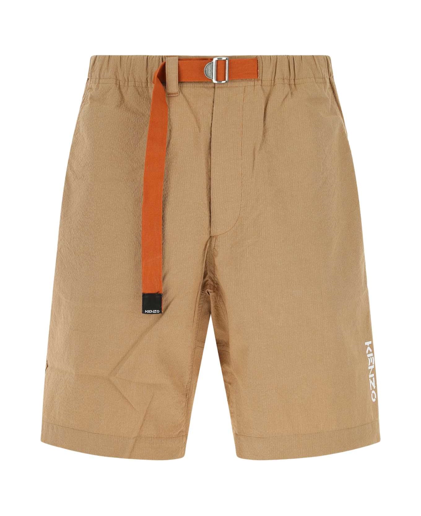 Kenzo Biscuit Cotton Bermuda Shorts - 42