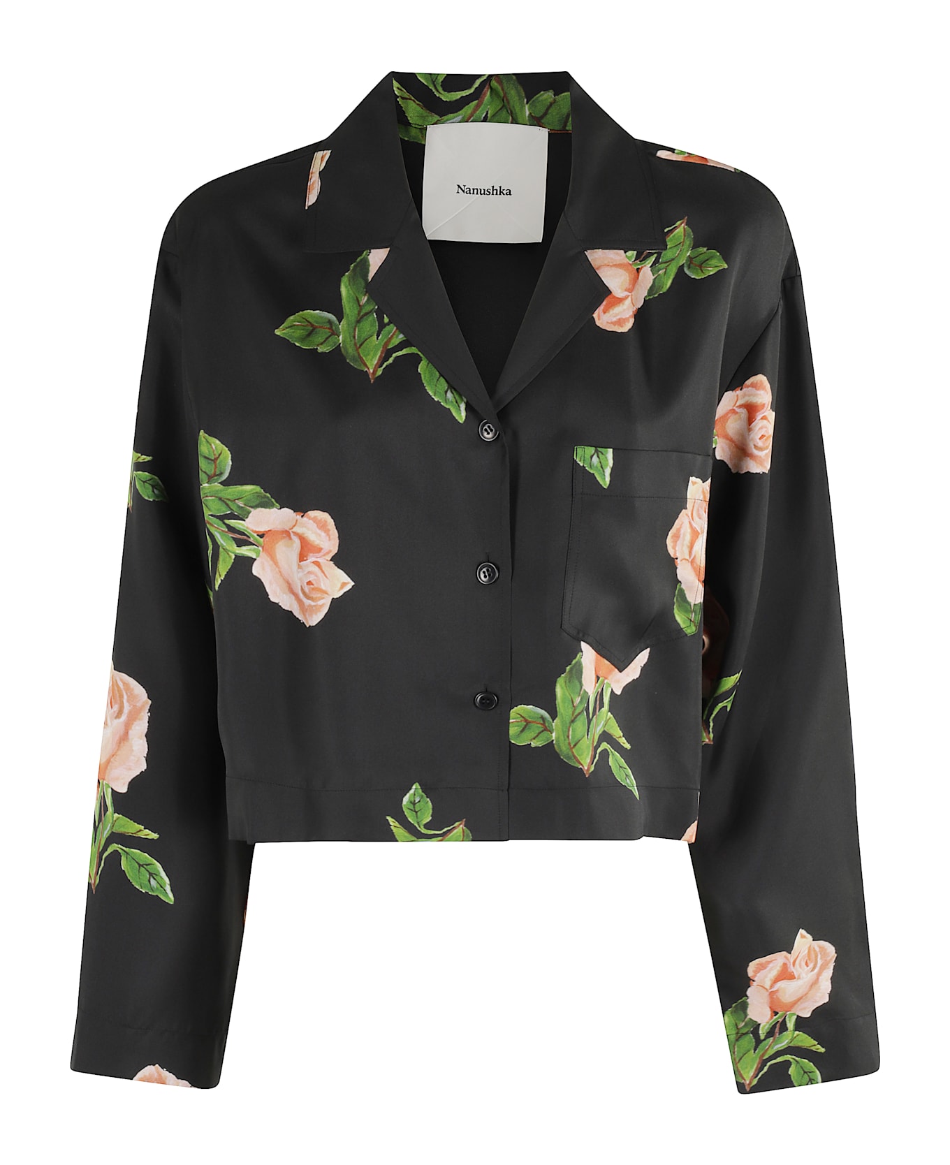 Nanushka Vally - Off Black/roses 