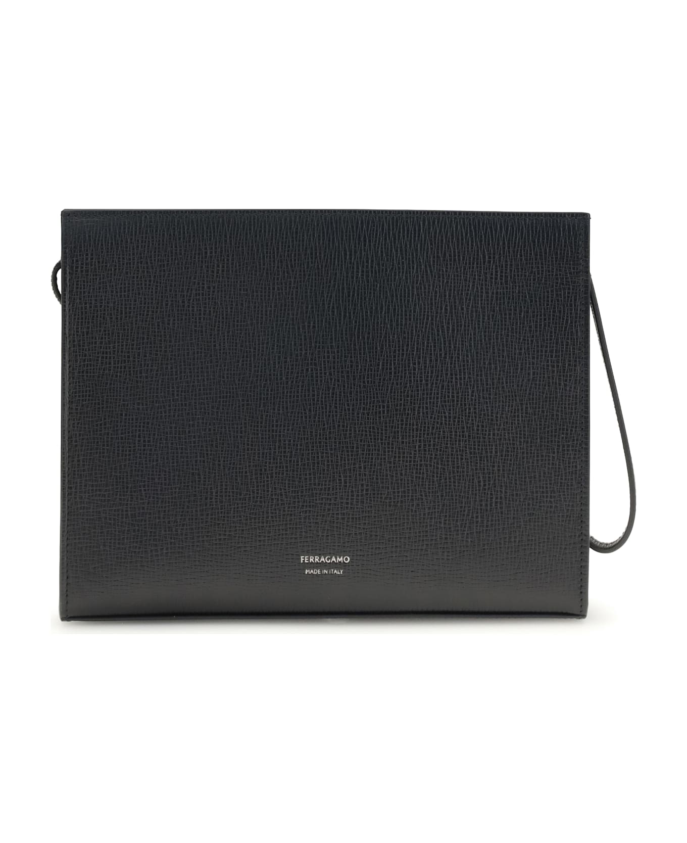 Ferragamo Gancini Pouch - Black