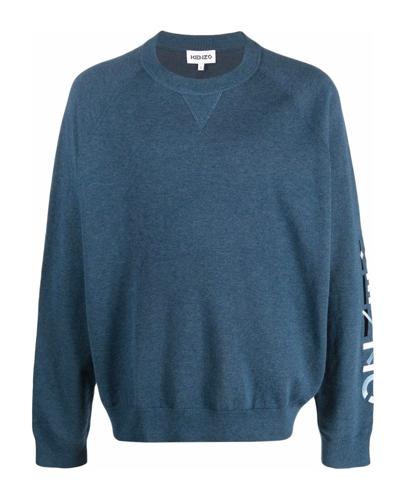 Kenzo Logo Sweater - Blue ニットウェア