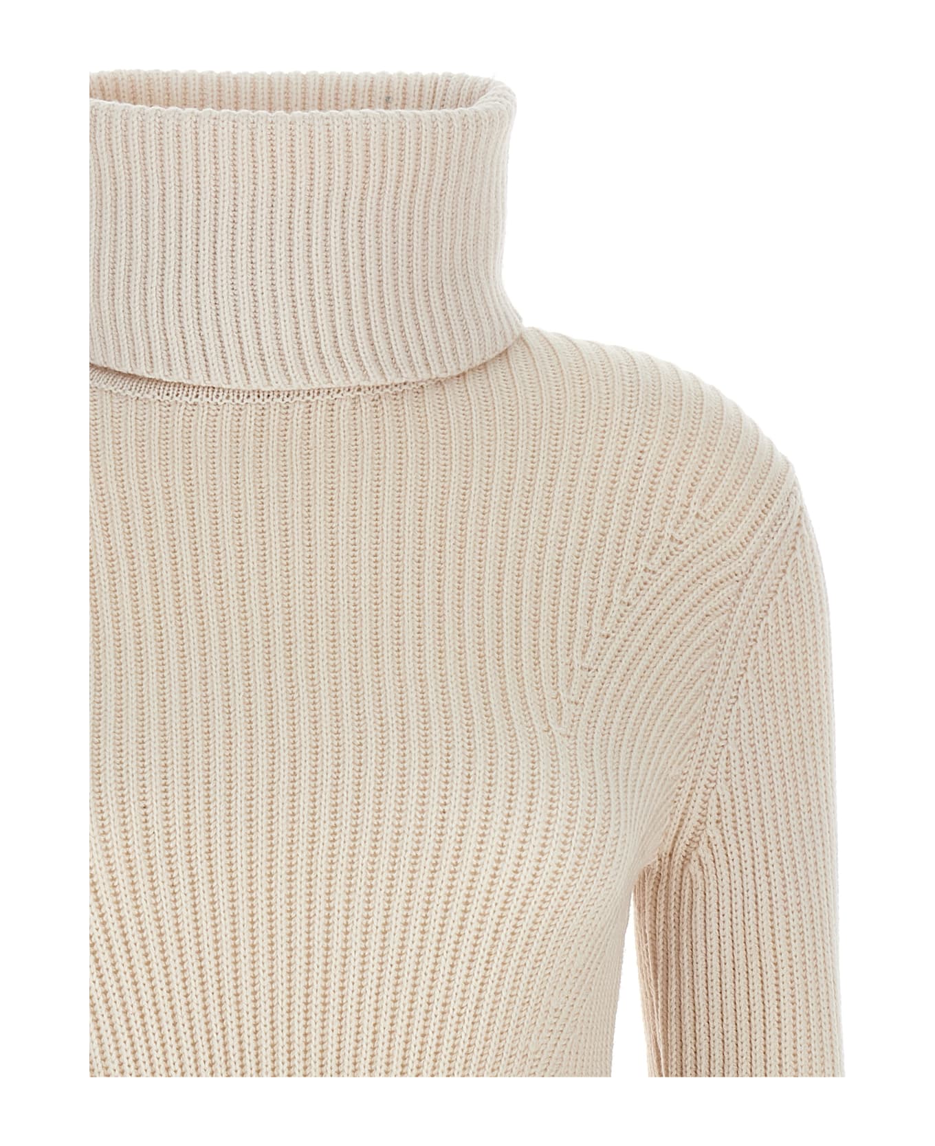 Zimmermann 'illustration Peplum' Sweater - Beige