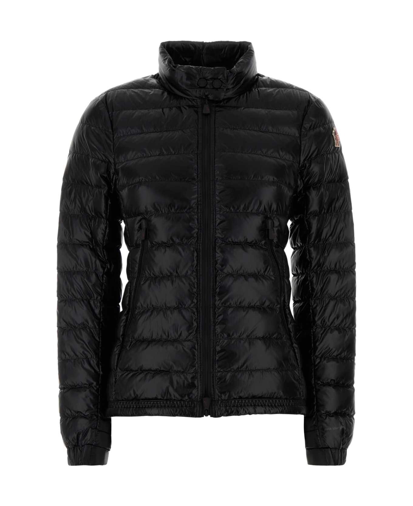 Moncler Grenoble Black Nylon Walibi Down Jacket - 999