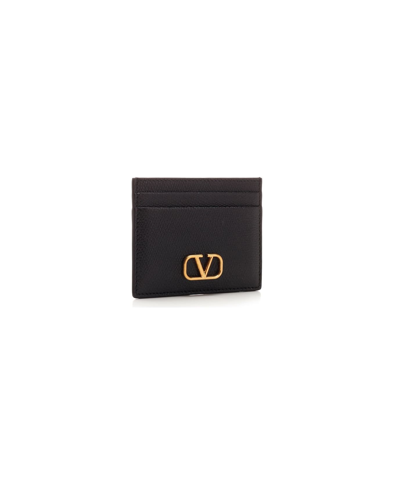 Valentino Garavani 'vlogo Signature' Card Holder - Nero