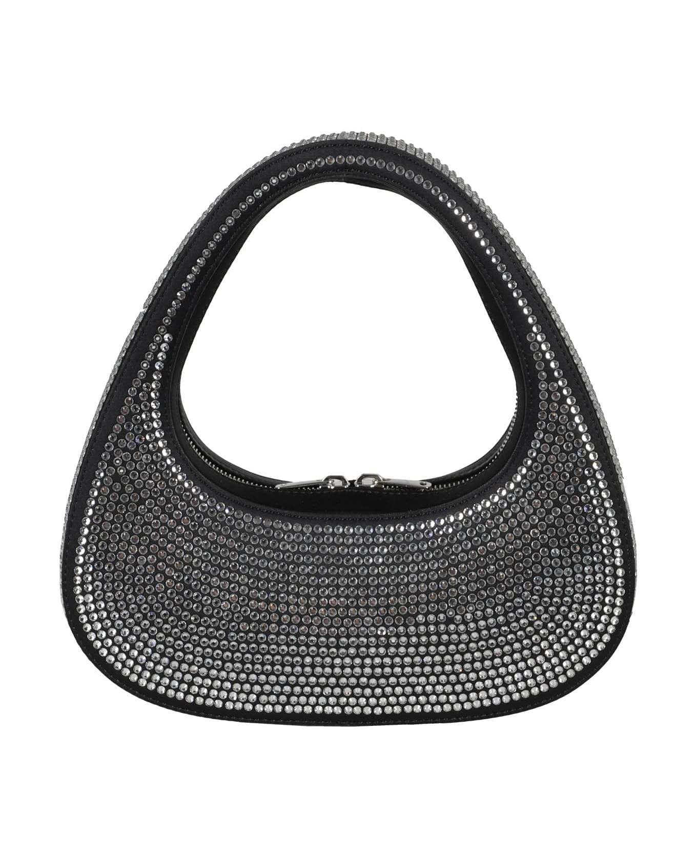 Coperni Crystal-embellished Baguette Swipe Bag - Black Crystal Bkcs