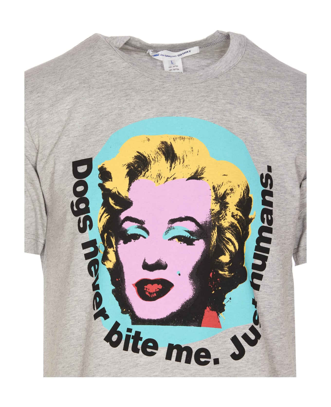 Comme des Garçons Marilyn Monroe Print T-shirt - Grey