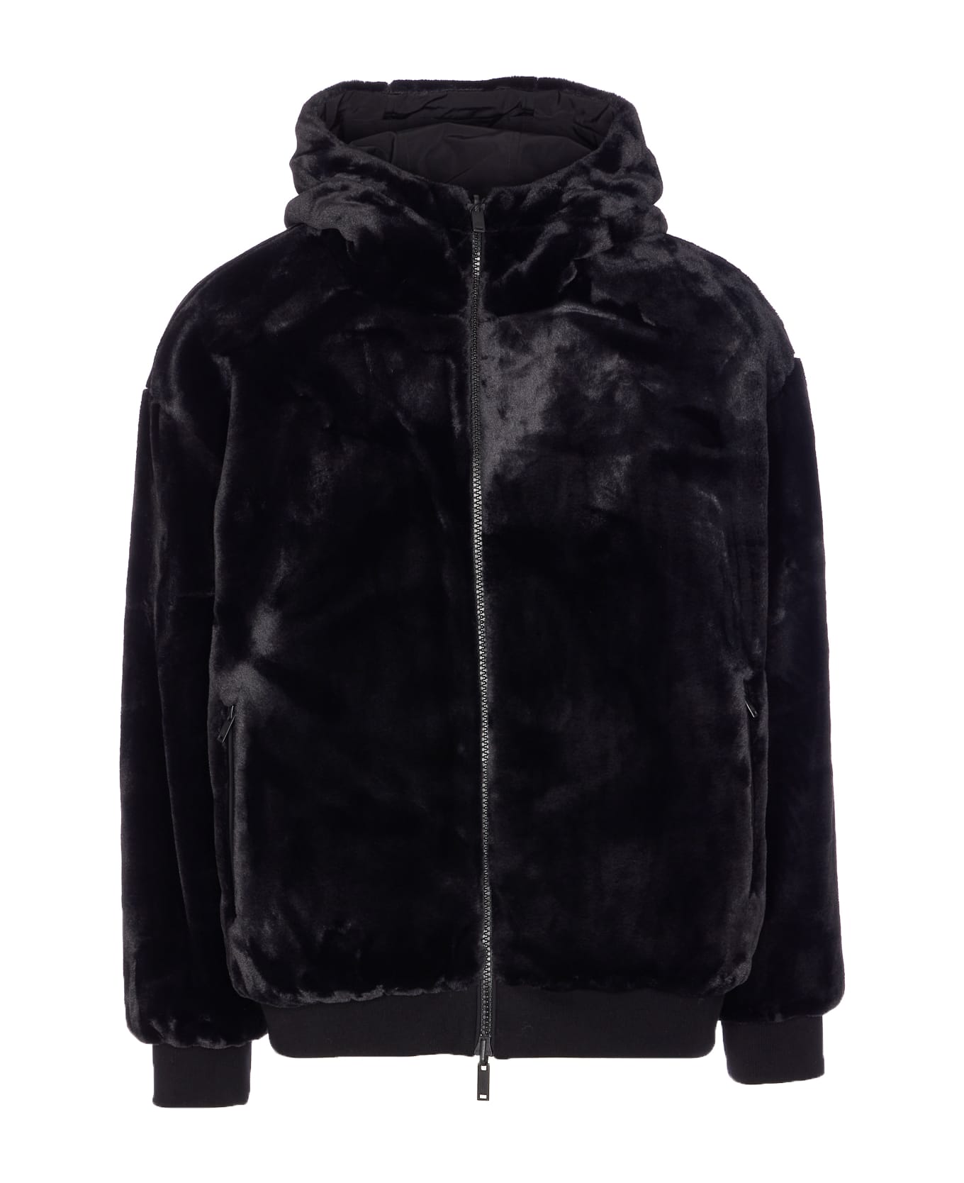 Moose Knuckles Roland Reversible Bunny Jacket - Black