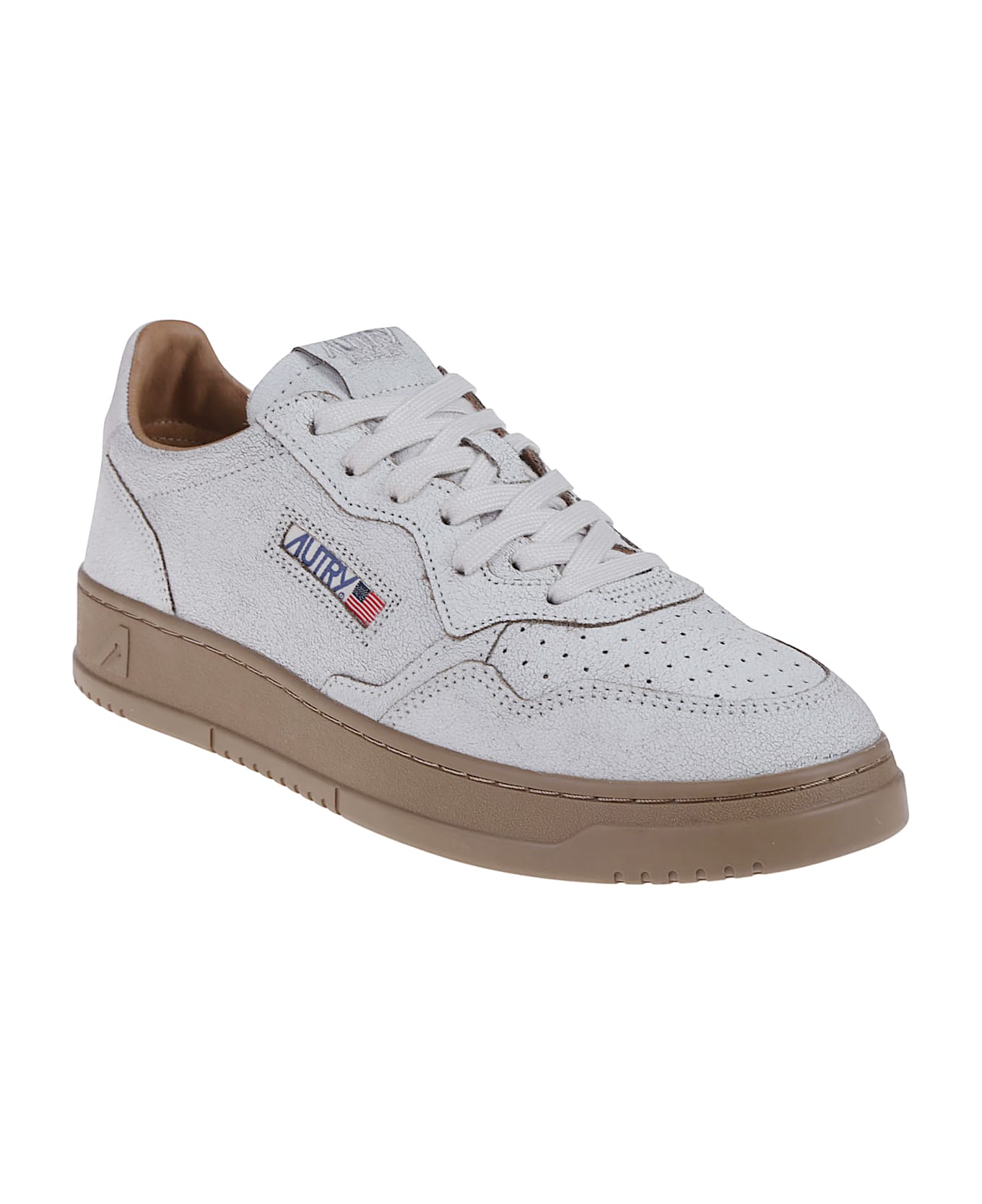 Autry Medalist Low Sneakers - White/tobacco