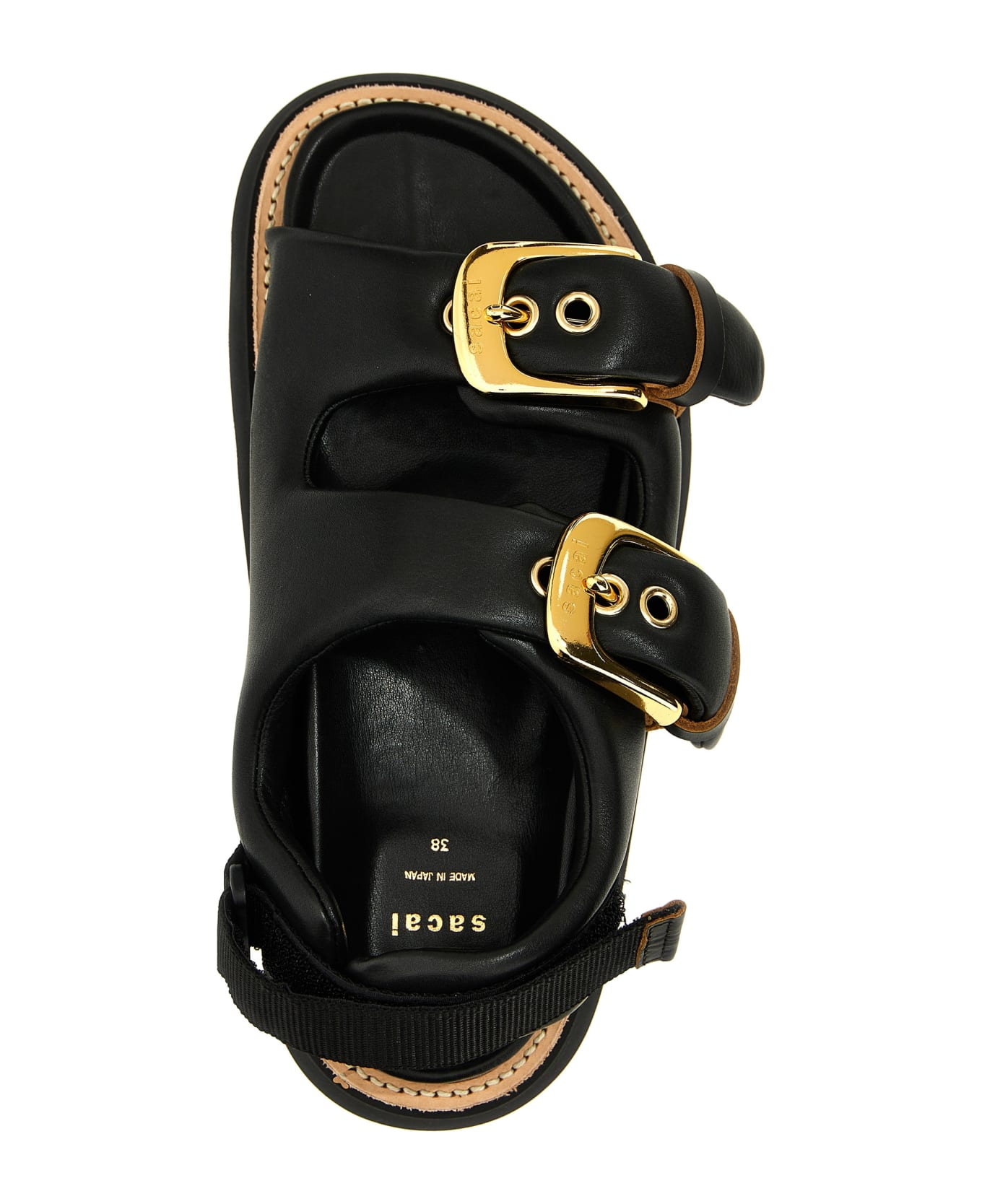 Sacai 'belt' Sandals - Black