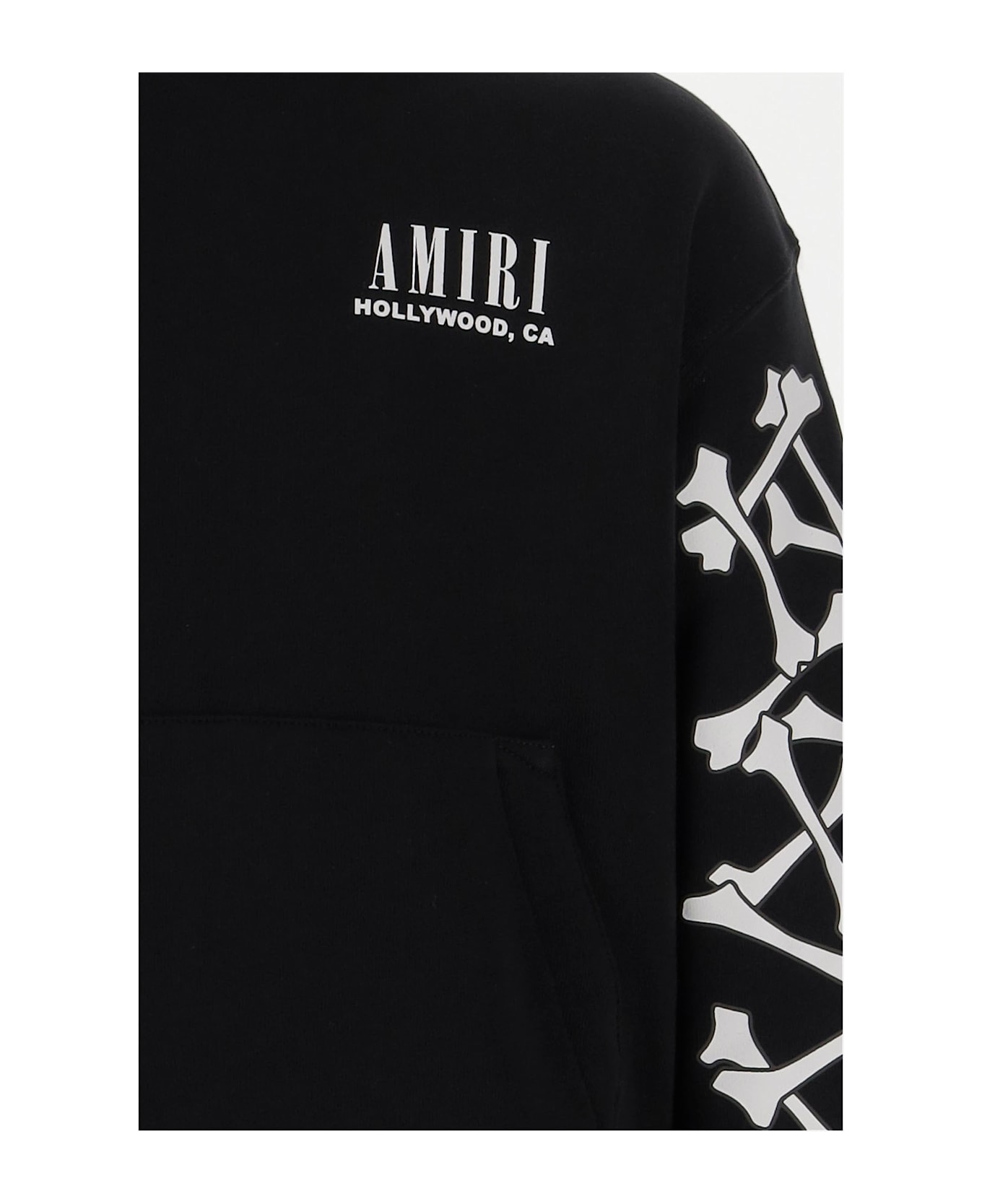 AMIRI Cotton Sweatshirt With Print And Logo - Black