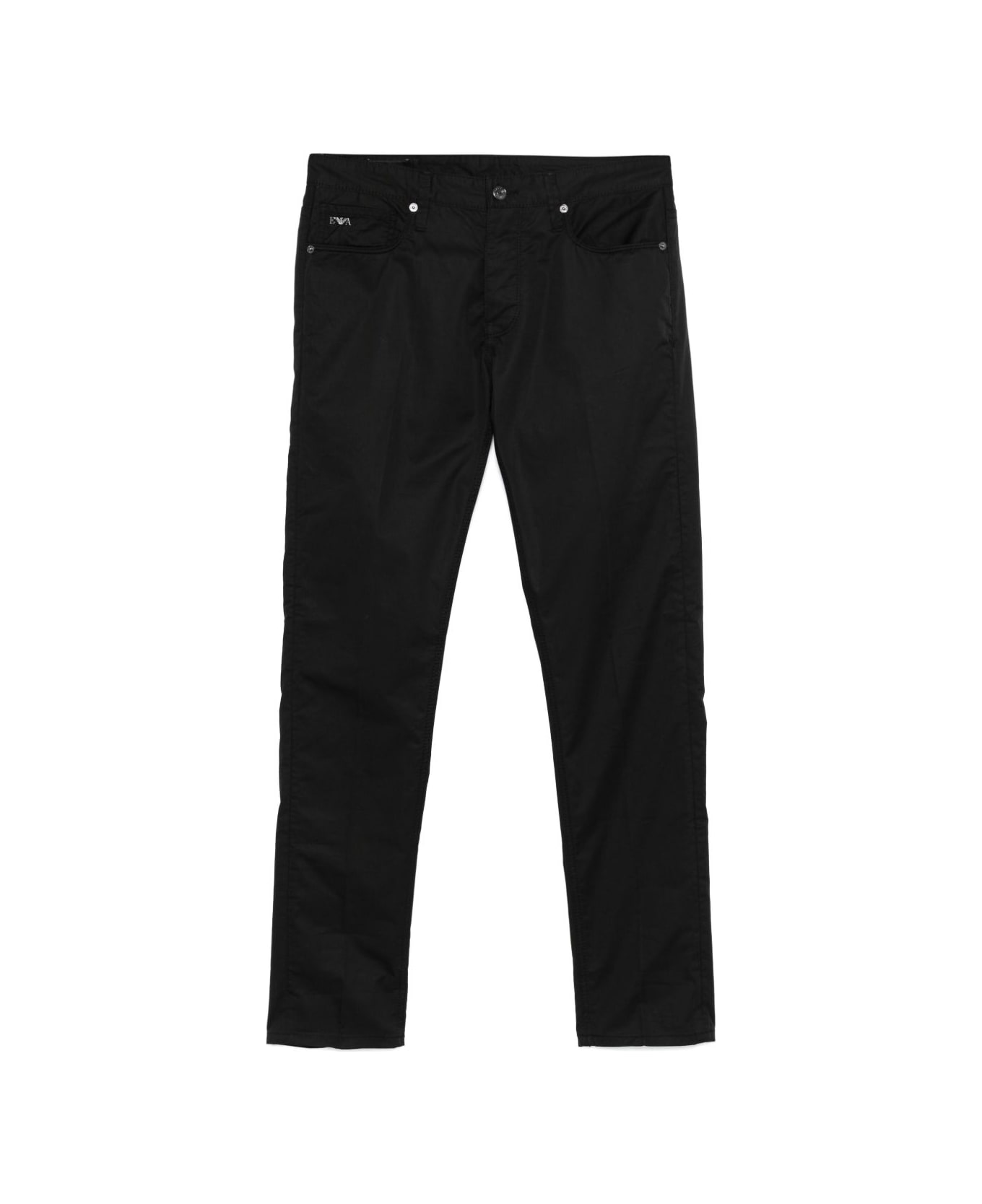 Emporio Armani Denim Cotton Jeans - Black