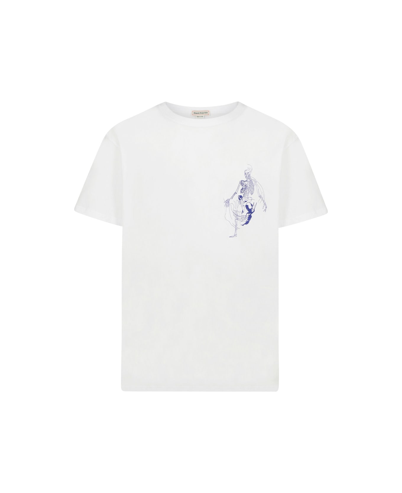 Alexander McQueen T-shirt - White/blue
