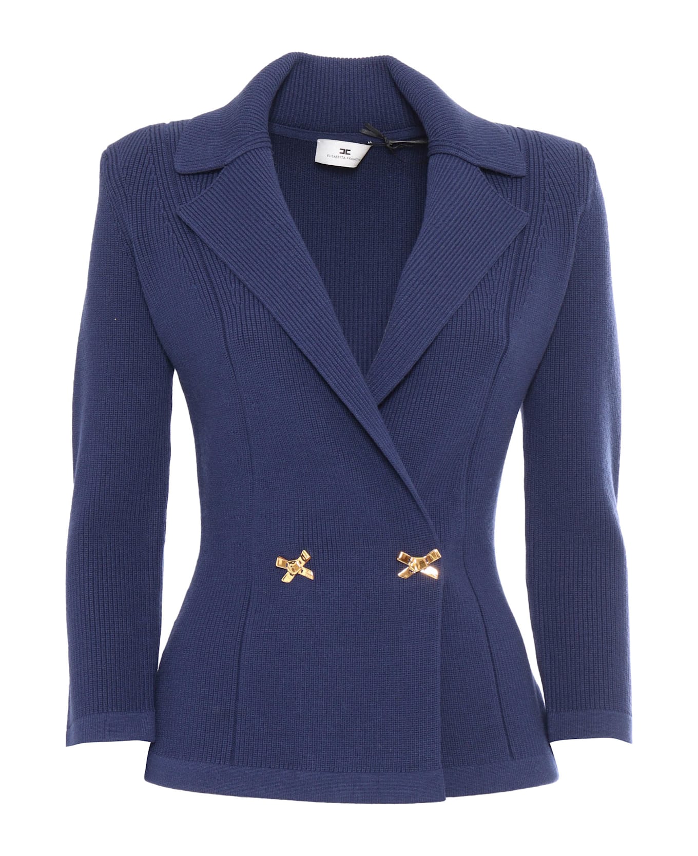 Elisabetta Franchi Tricot Sweater - BLUE