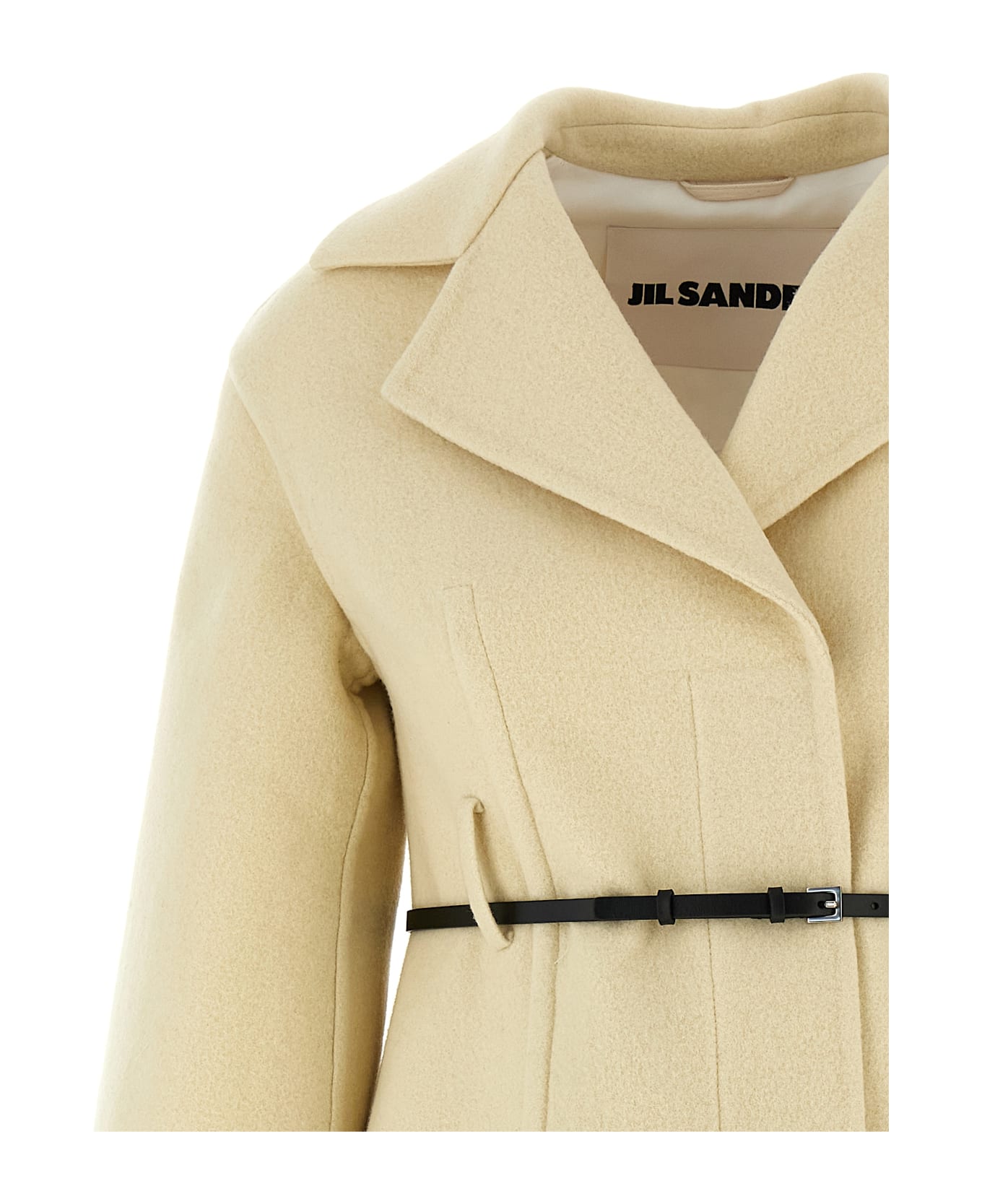 Jil Sander 
02
 Coat - White
