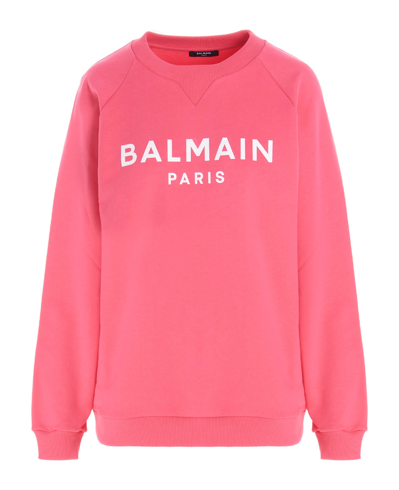 Balmain Sweatshirt - Rose/blanc