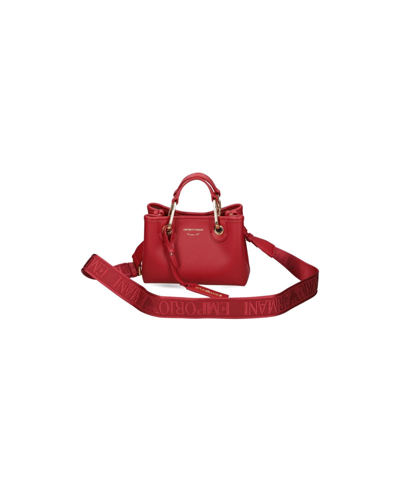 Emporio Armani Myea Xs Shopping Bag - Bordeaux