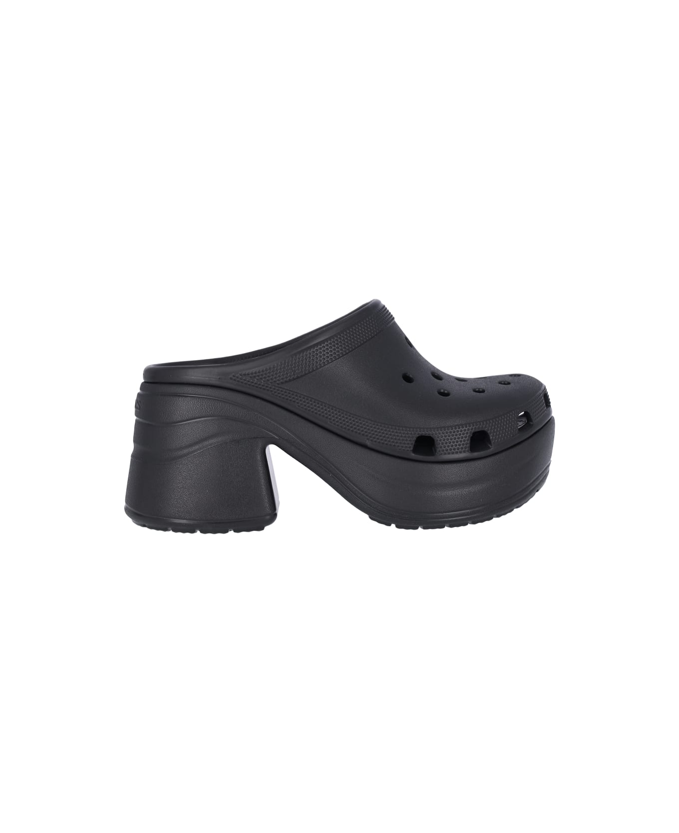 Crocs Mules Platform "siren" - Black  