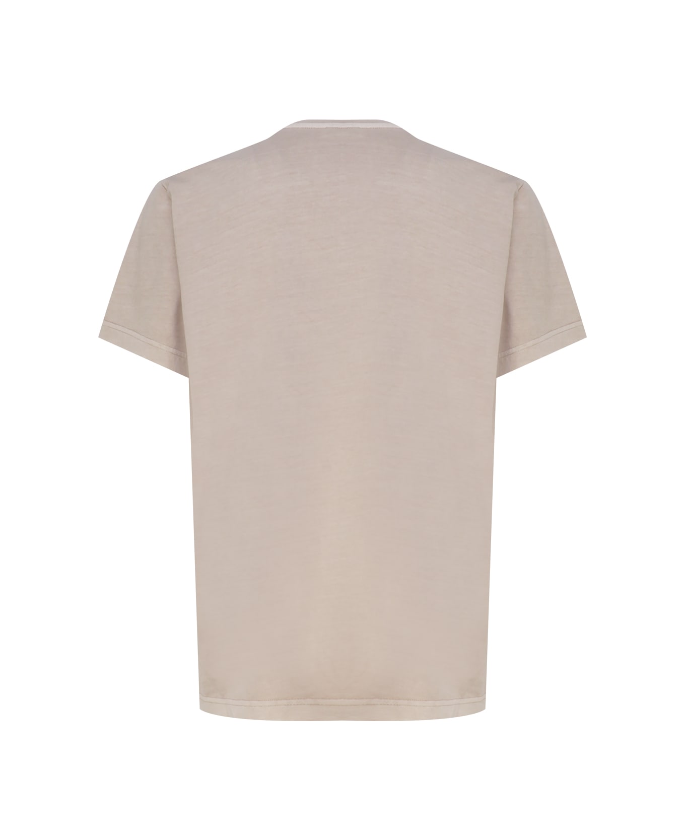 Fay T-shirt In Cotton - Sand