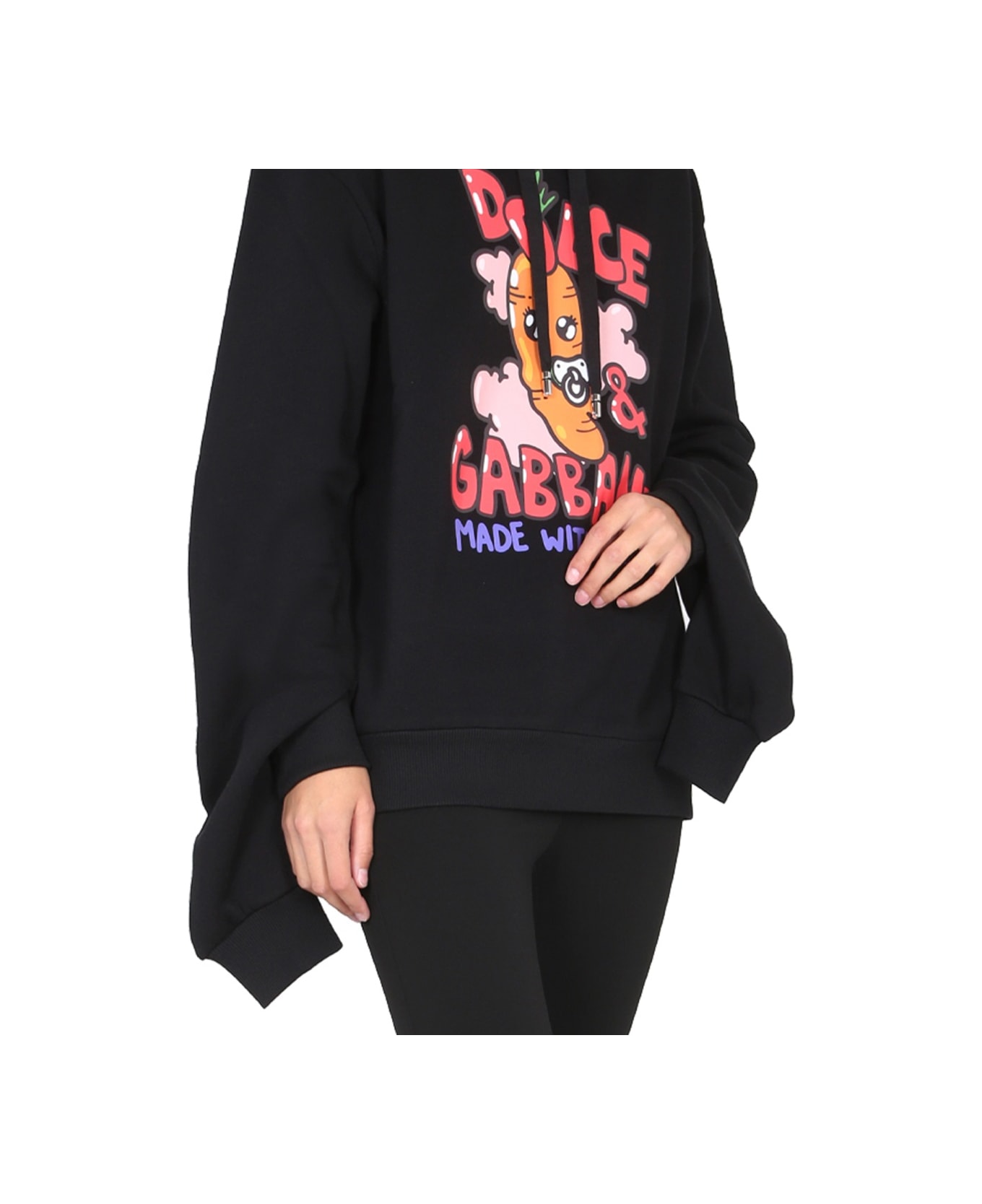 Dolce & Gabbana Sweatshirt With Print By Giampiero D'alessandro - BLACK フリース