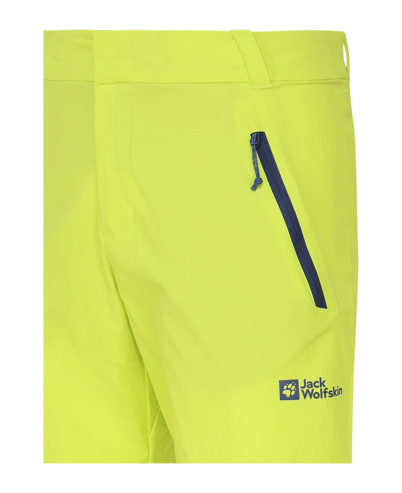 Jack Wolfskin Sporty Shorts In Nylon - Yellow