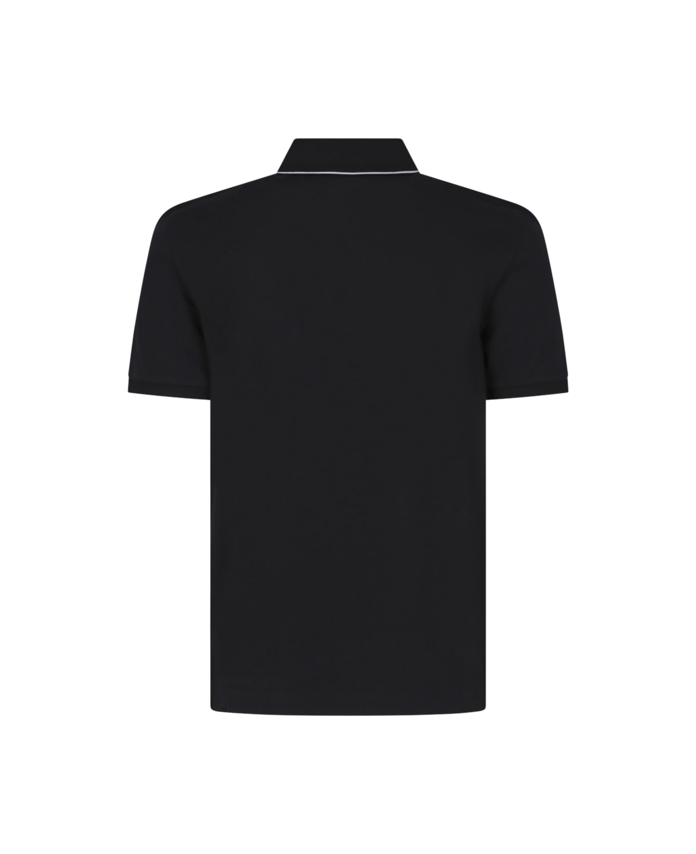 C.P. Company Logo Polo Shirt - Black
