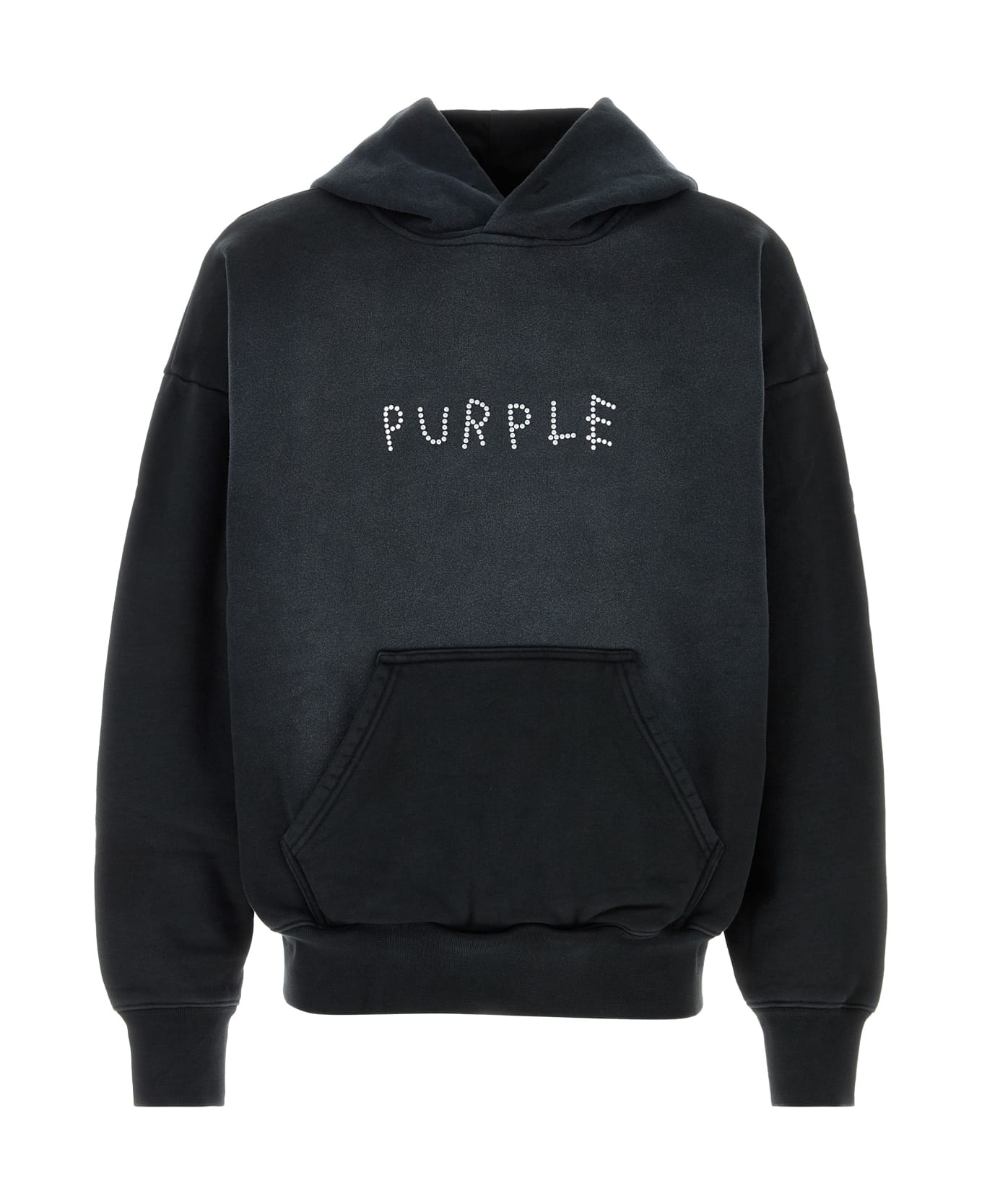 Purple Brand Hwt Fleece Po Hoody - BLACK