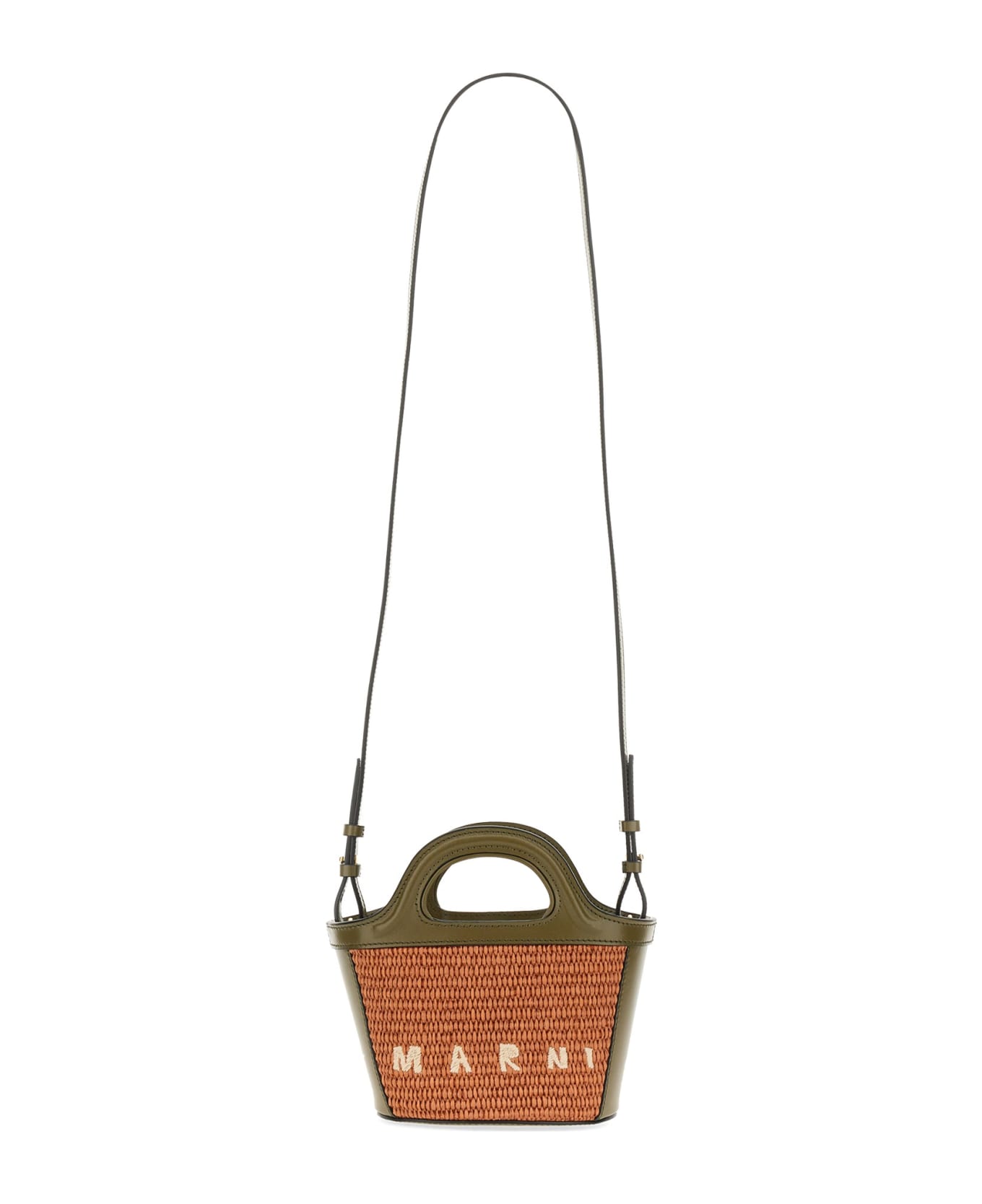 Marni Tropicalia Micro Bag - Brown トートバッグ