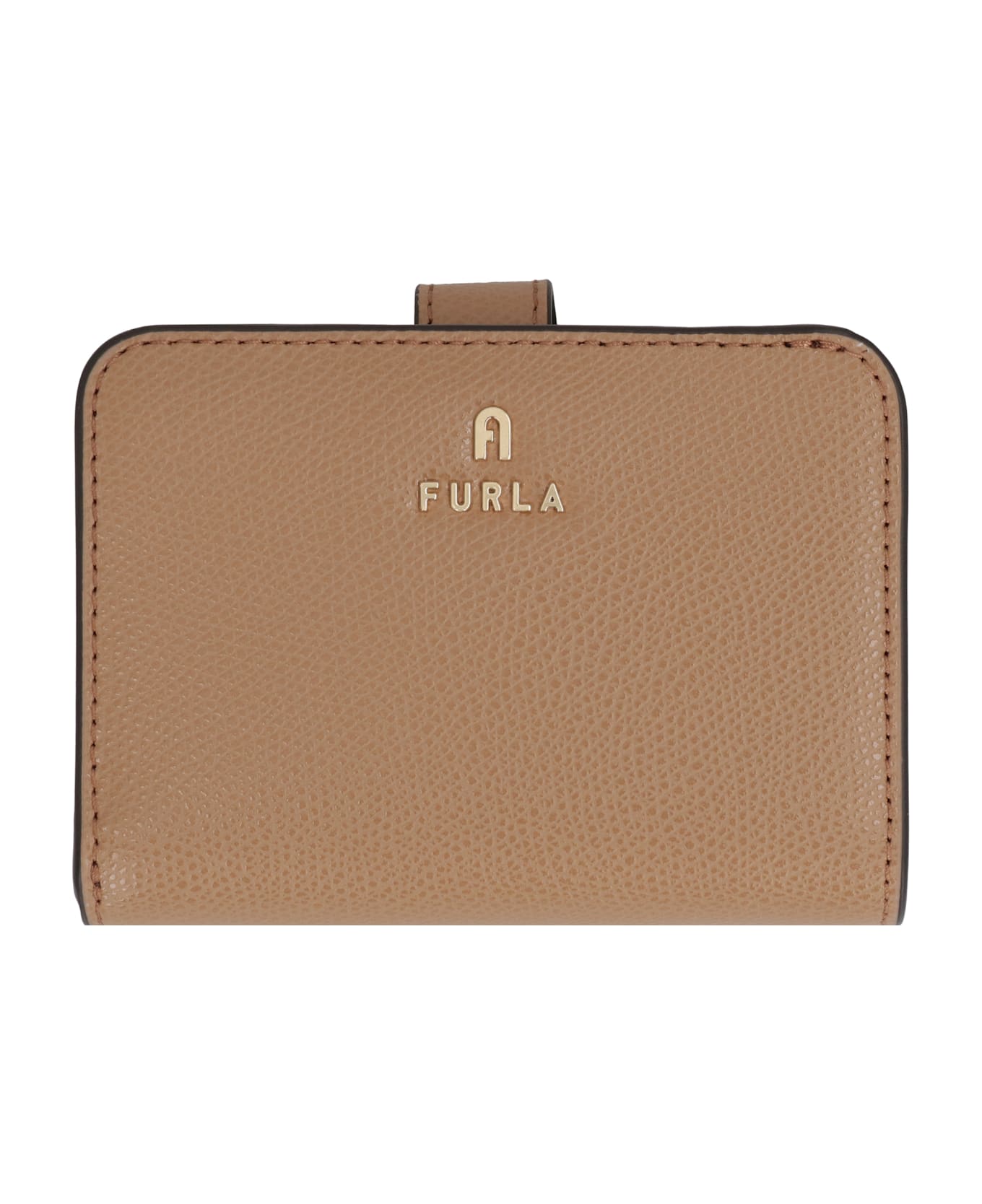 Furla Camelia Leather Wallet - Beige